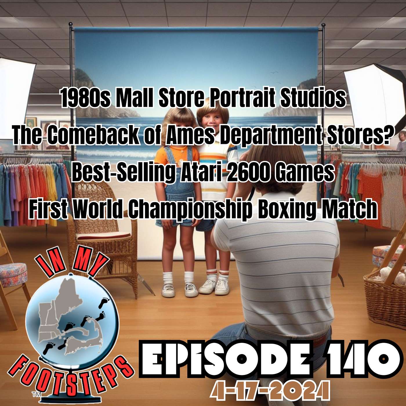 Episode 140: The Demise & Potential Comeback of Ames Department Stores; Old School Mall Portrait Studios; Best-Selling Atari 2600 Games(4-17-2024)