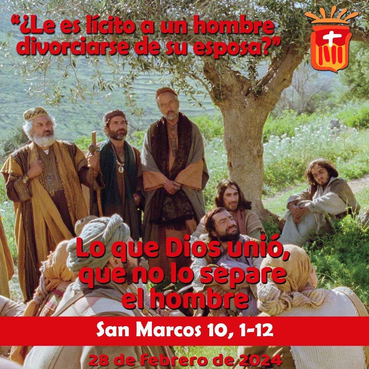 2025-02-28 San Marcos 10, 1-12: Viernes VII Ordinario