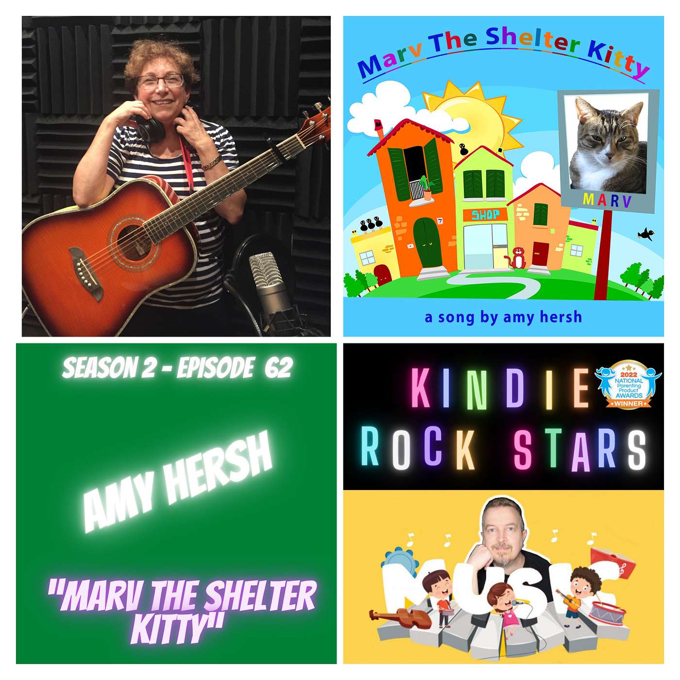 Season 2 Ep 62 - AMY HERSH - Marv the Shelter Kitty