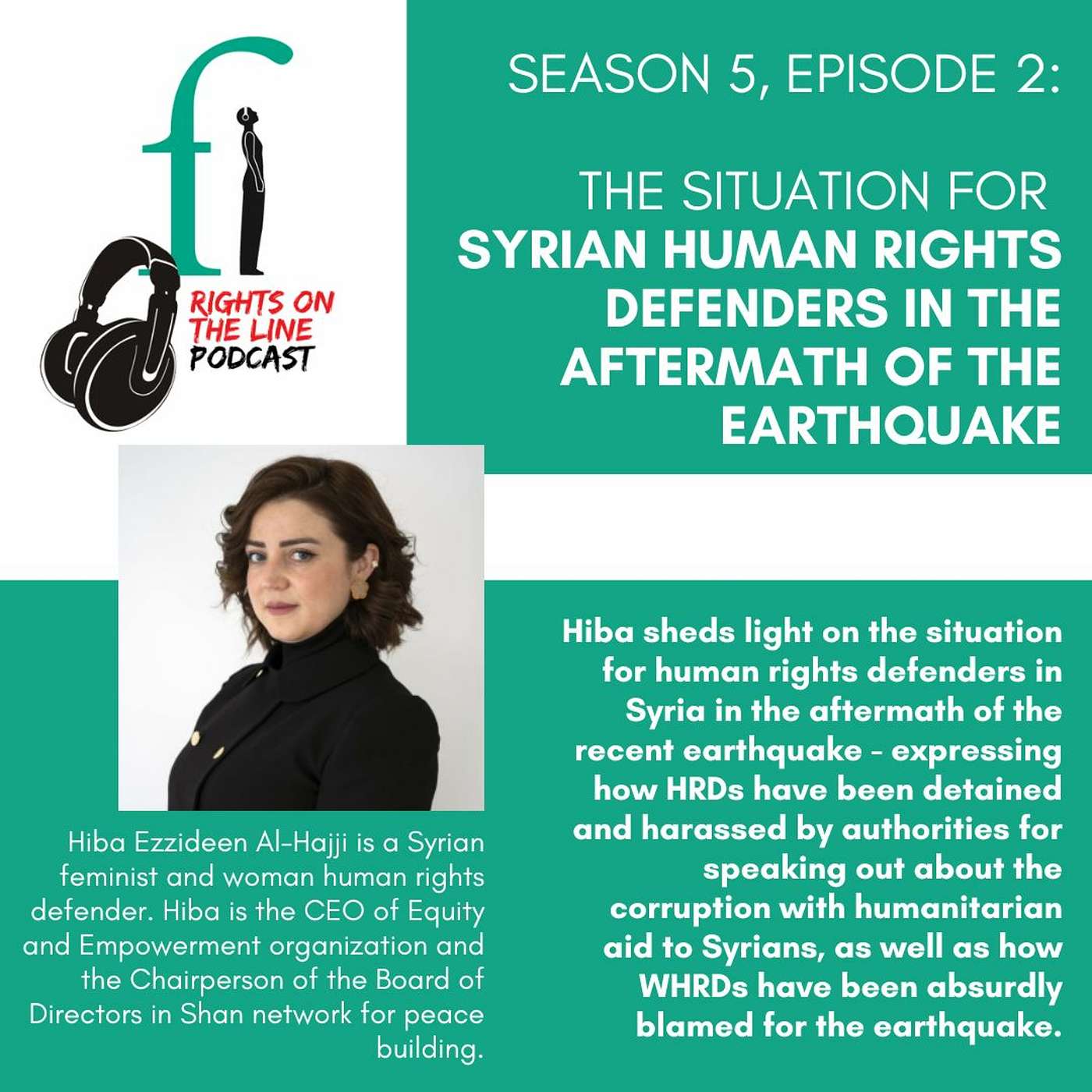 Situation for Syrian Human Rights Defenders in the Aftermath of the Earthquake