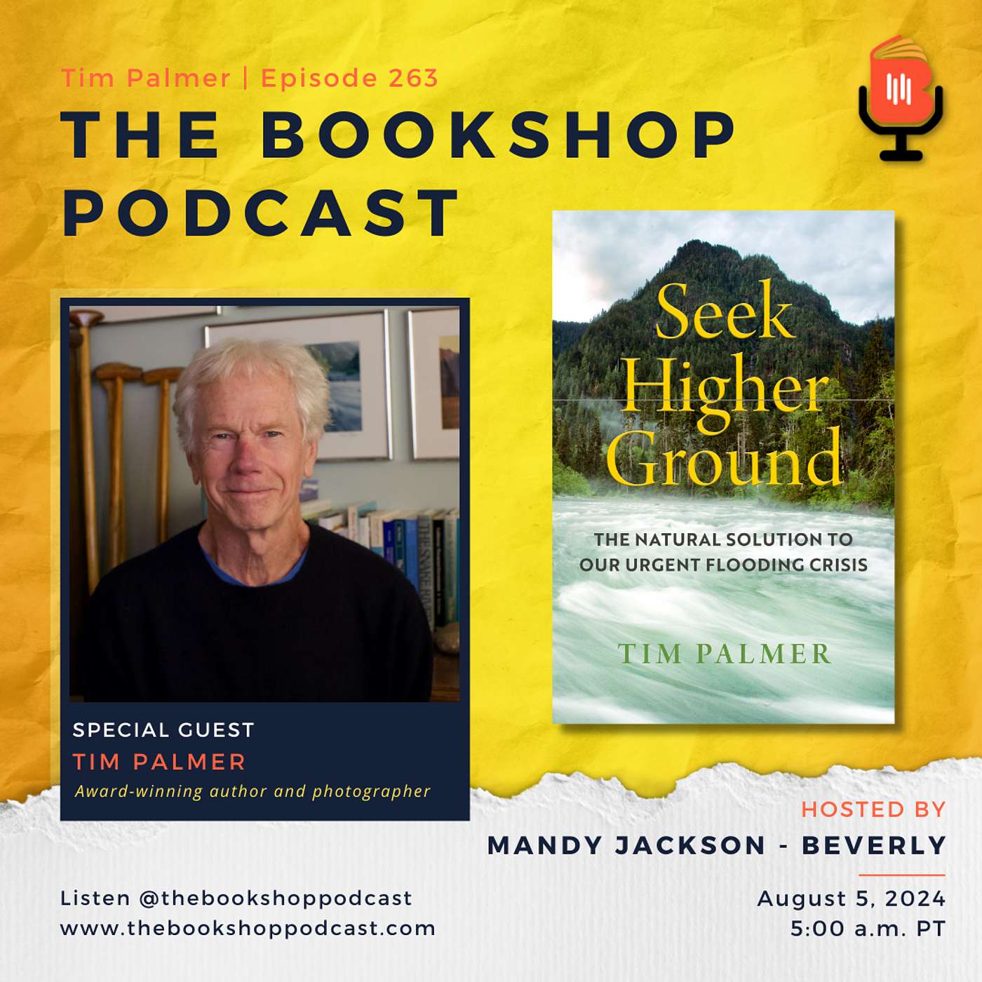 The Bookshop Podcast - Rethinking Flood Management: Insights from Tim Palmer on Climate Change, Conservation, and Community Resilience