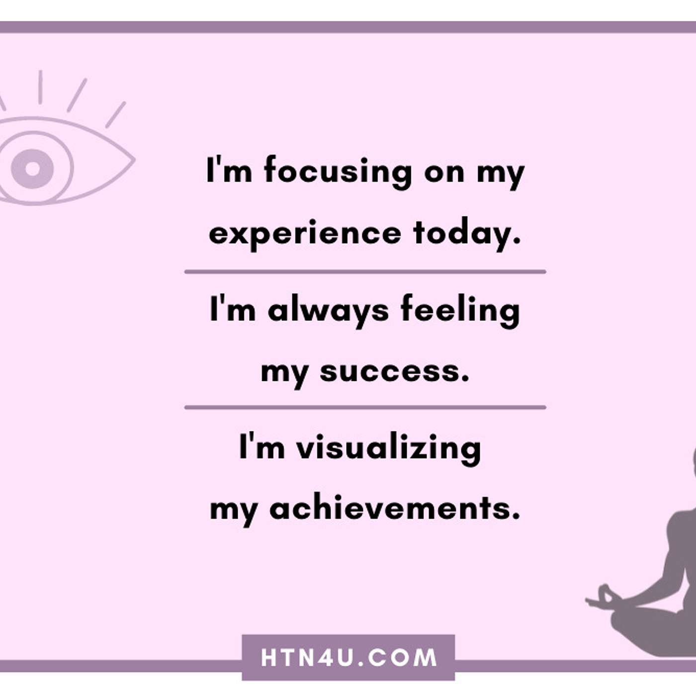 HTN4U Unlimiting Affirmations on Visualization #235