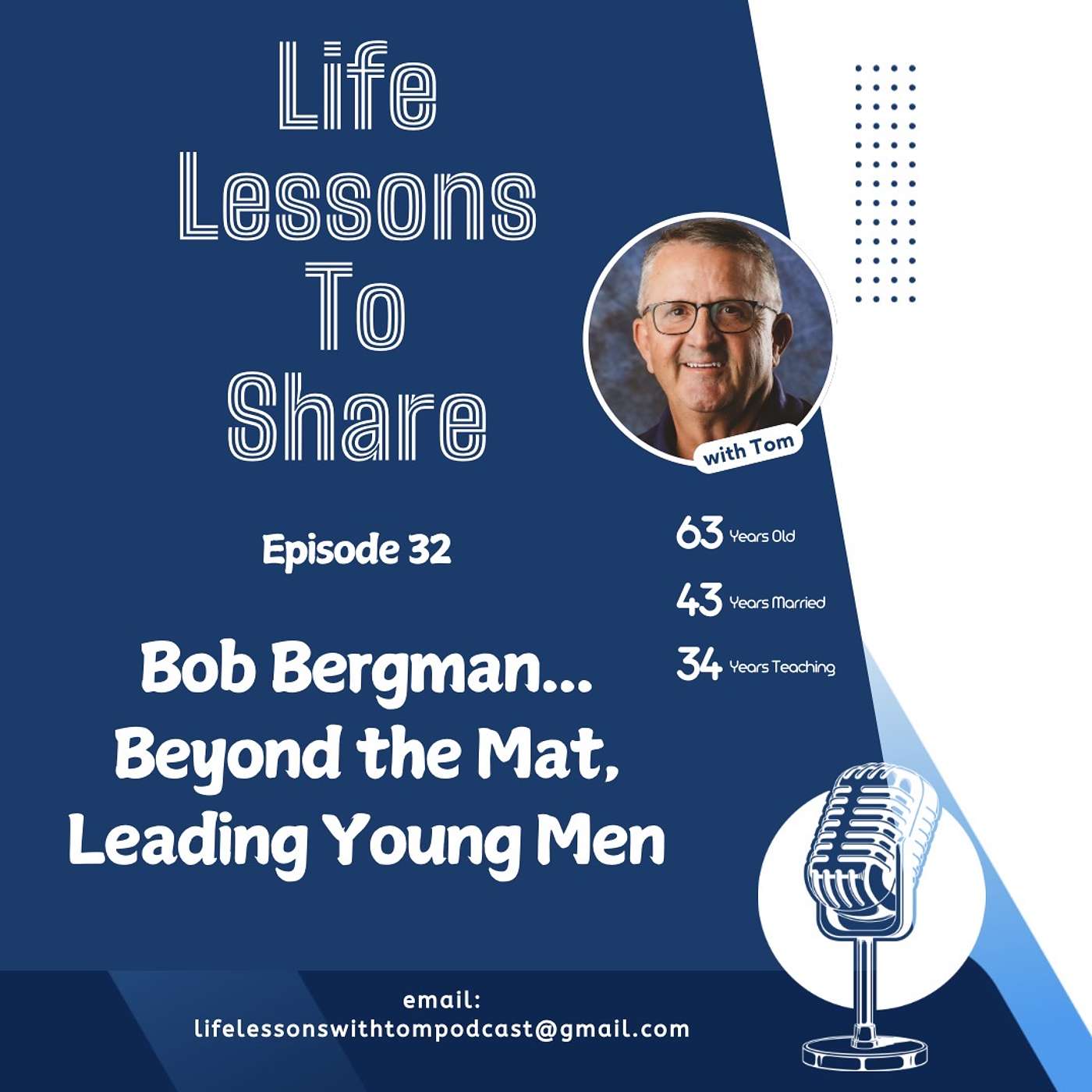 EPISODE 32 / BOB BERGMAN... BEYOND THE MAT, LEADING YOUNG MEN episode artwork