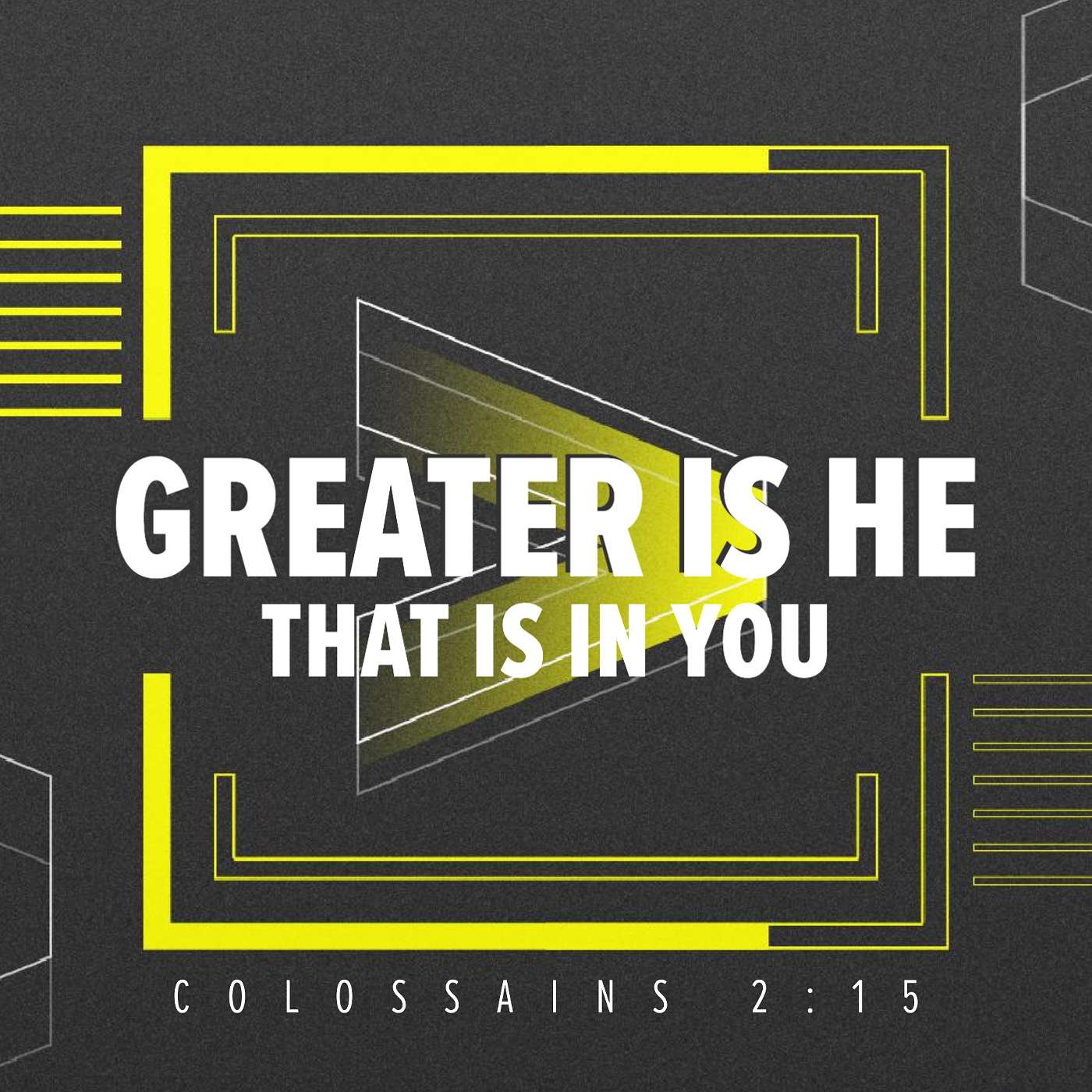 Greater Is He That Is In You
