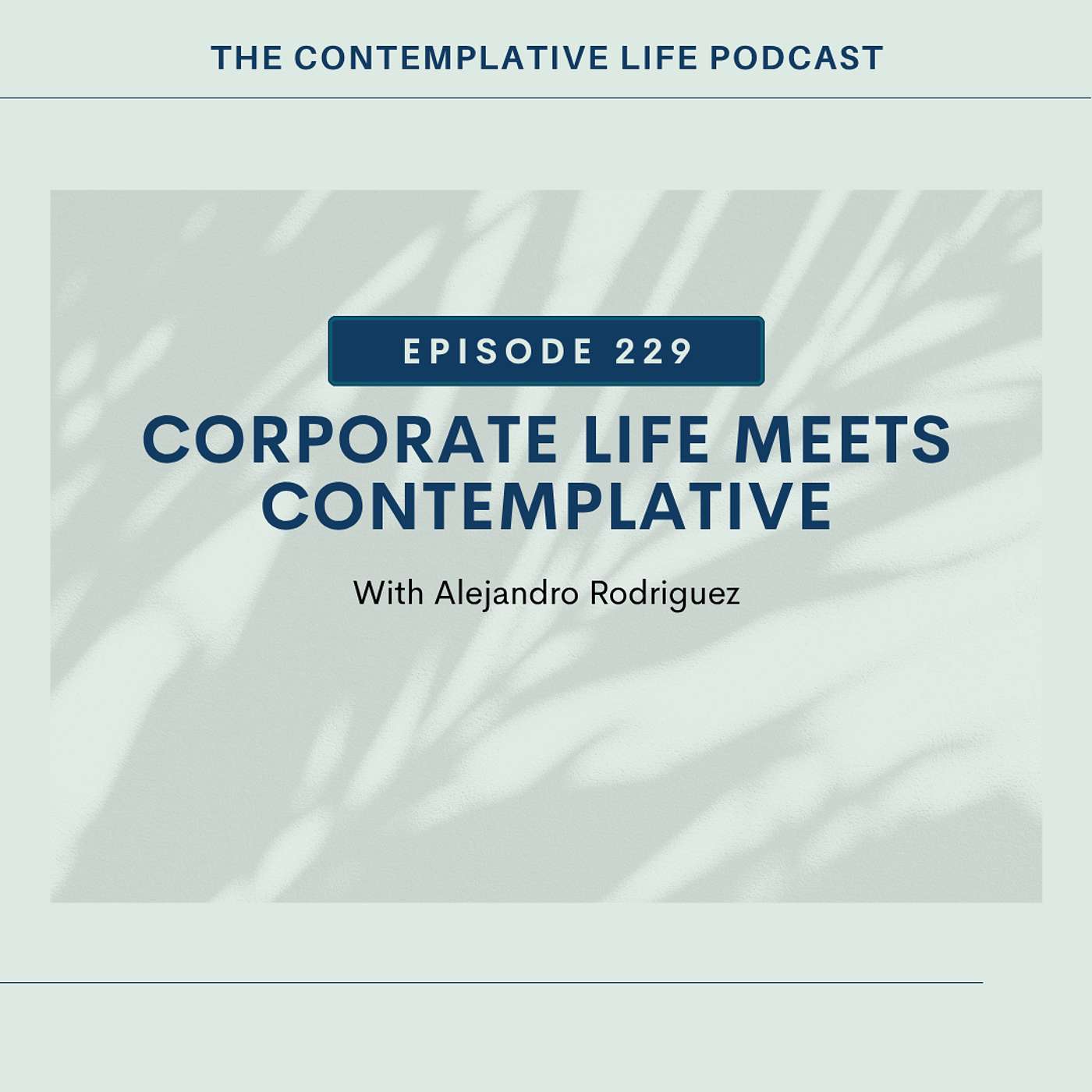 E 229 Corporate Life Meets the Contemplative with Alejandro Rodriguez