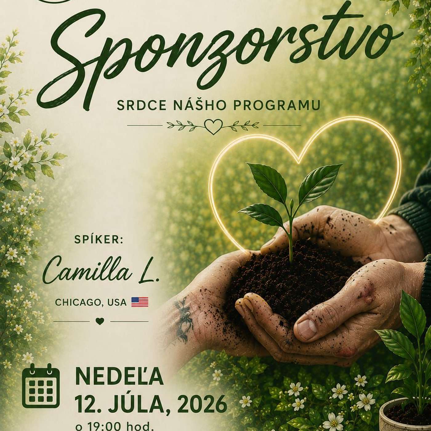Sponzorstvo (Nedeľa spiker) - Camilla L. (Chicago, USA) - 12. 7. 2026 episode artwork