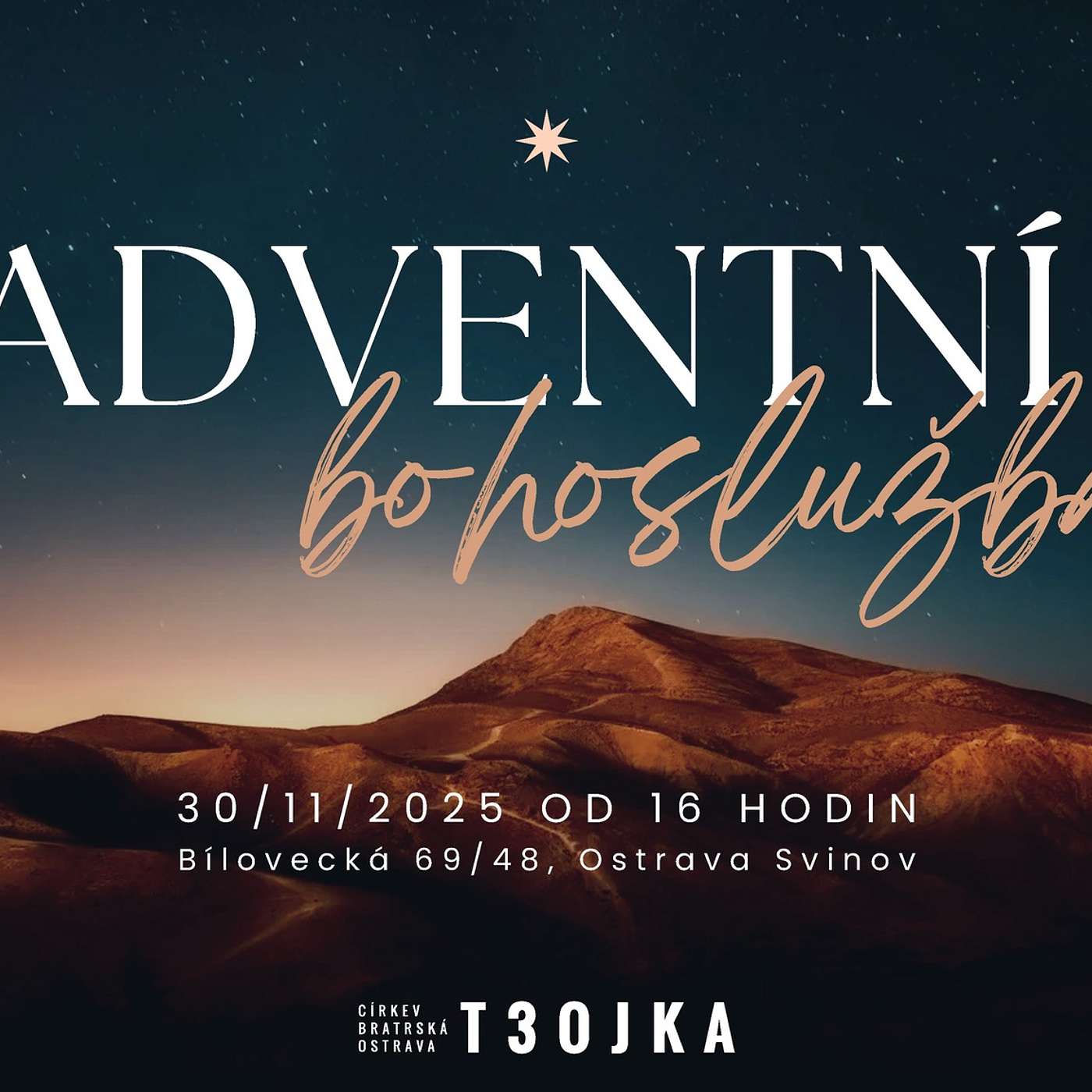 Bohoslužba | Adventní bohoslužba | 30-11-2025