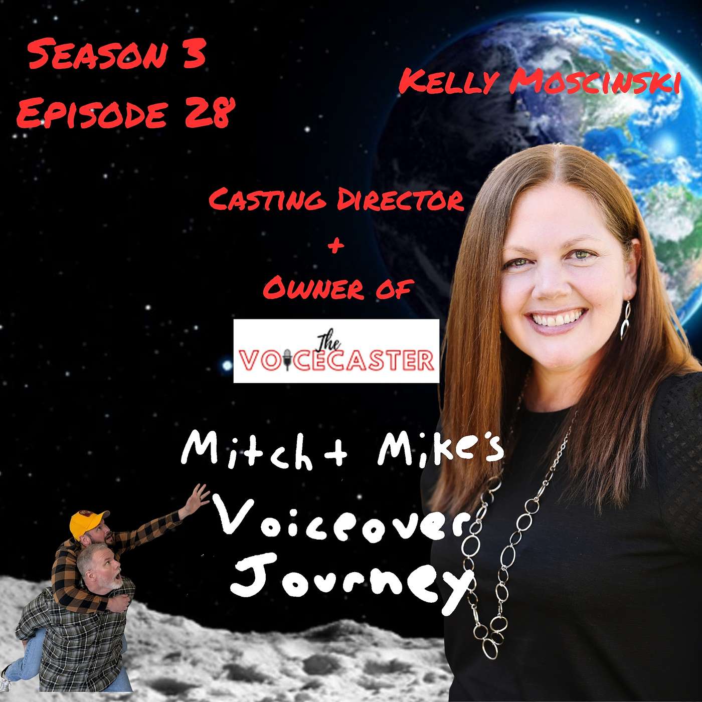 Kelly Moscinski - Casting Director and Owner of The Voicecaster episode artwork