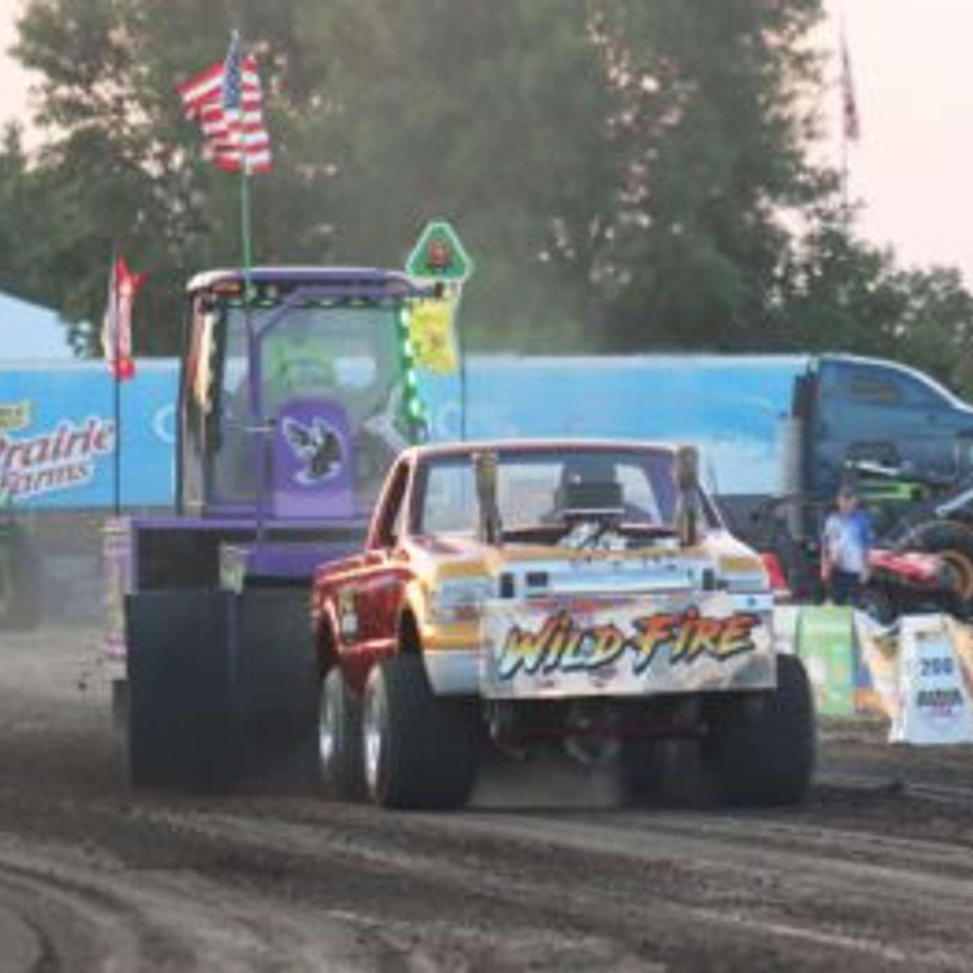 PIPESTONE COUNTY FAIR: Truck pullers create autism awareness episode artwork