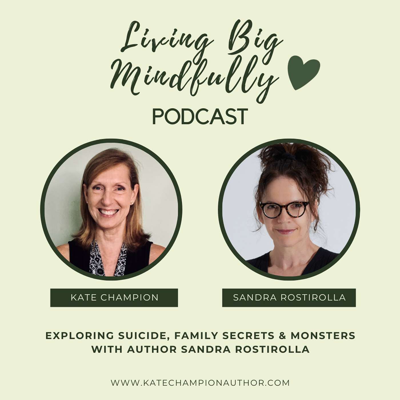 Ep 18: Exploring suicide, family secrets & monsters with author Sandra Rostirolla...