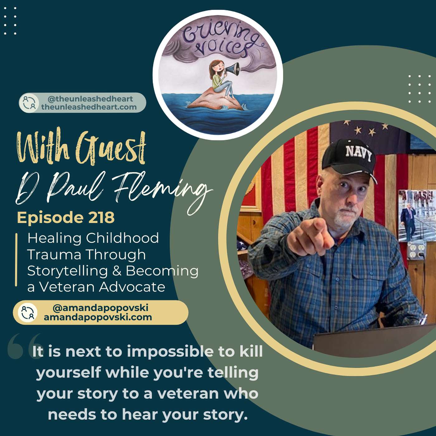 D Paul Fleming | Healing Childhood Trauma Through Storytelling & Becoming a Veteran Advocate