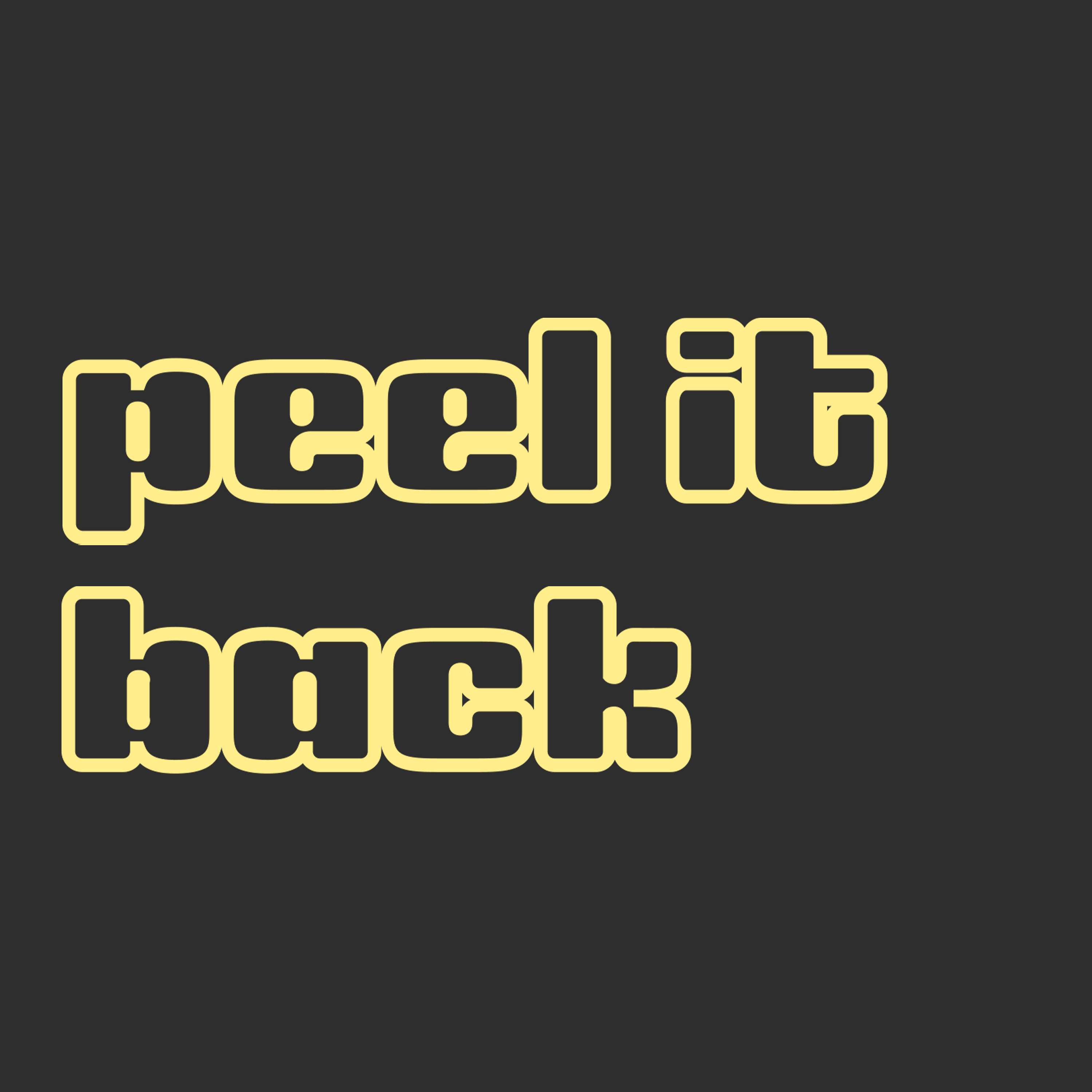 Peel It Back cover