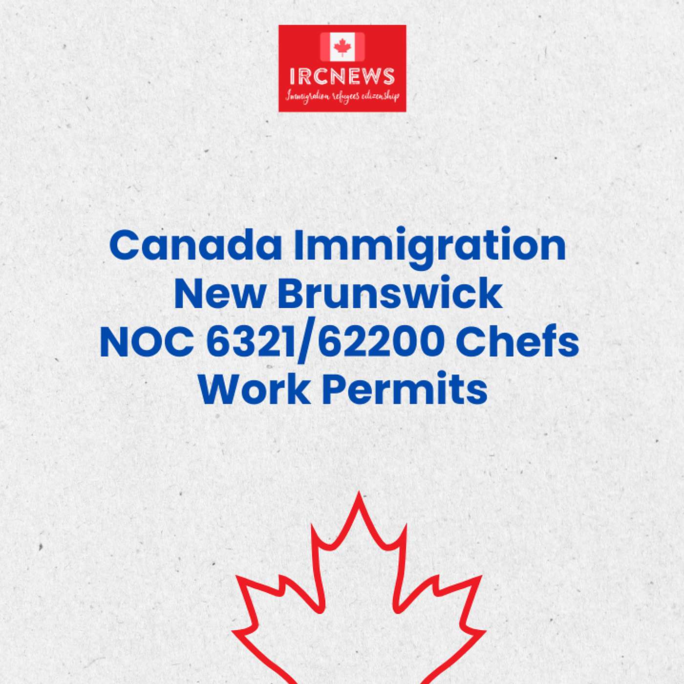 Canada Immigration New Brunswick NOC 6321/62200 Chefs Work Permits episode artwork