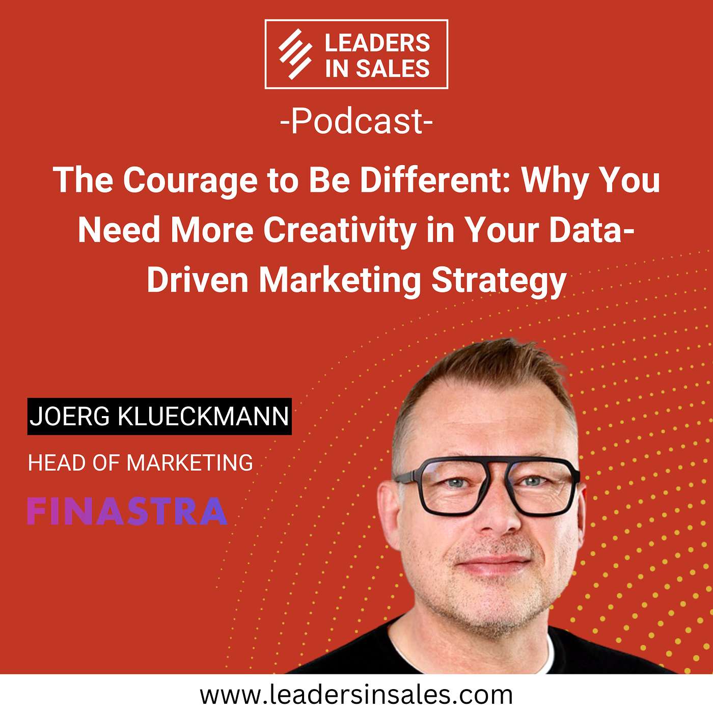 Ep 73 - Joerg Klueckmann - The Courage to be Different: Why You Need More Creativity in Your Data-Driven Marketing Strategy Ep 73 - Joerg Klueckmann - The Courage to be Different: Why You Need More Creativity in Your Data-Driven Marketing Strategy