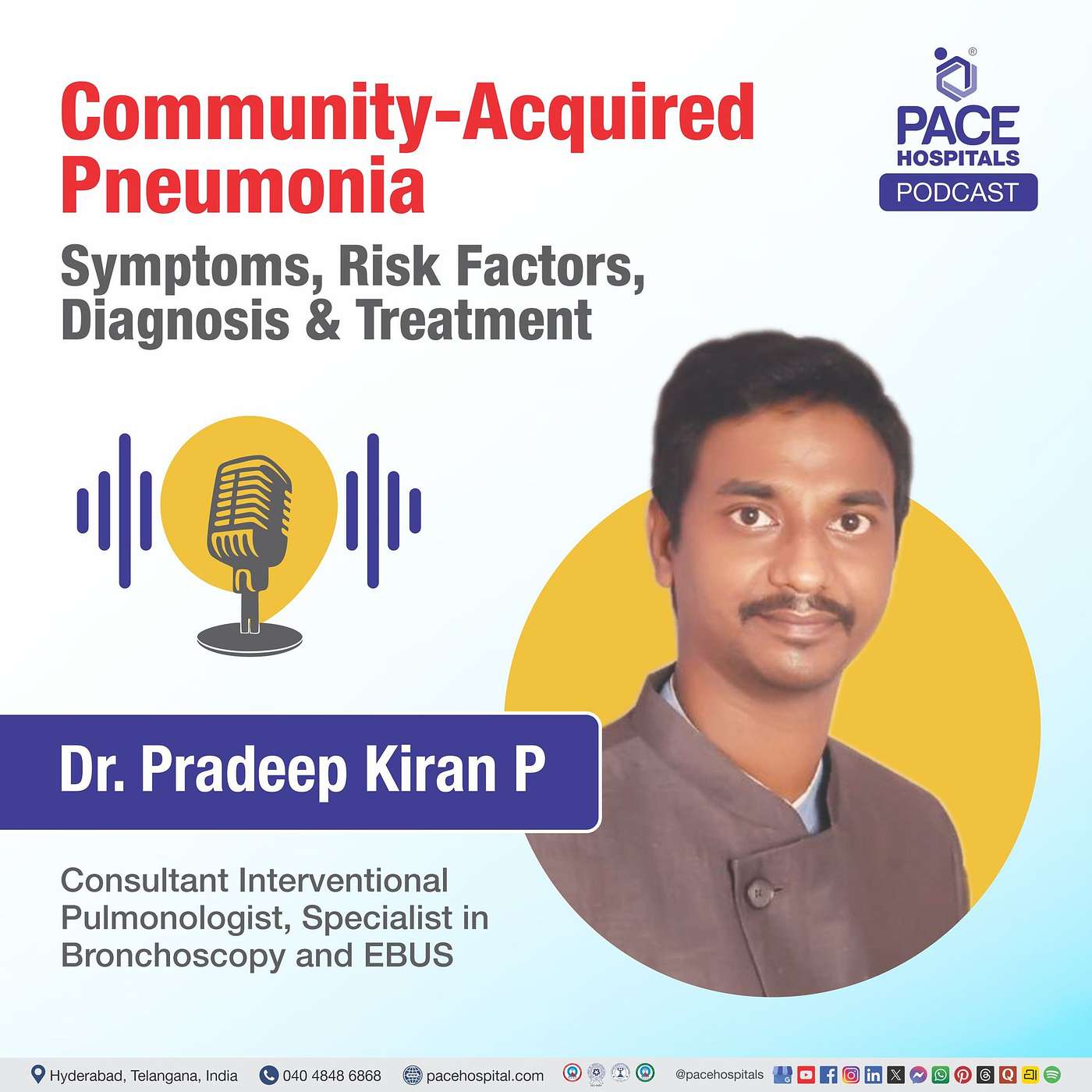Community-Acquired Pneumonia – Symptoms, Risk Factors, Diagnosis and Treatment