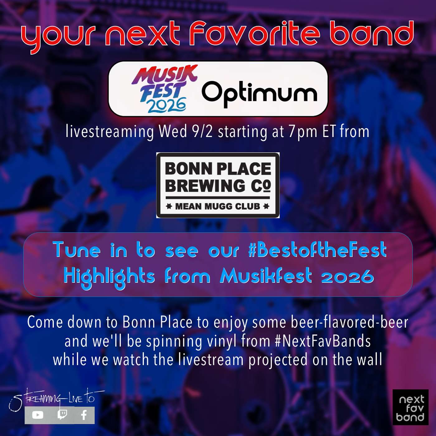 2026 Musikfest Optimum "Best of the Fest" - Your Next Favorite Band episode artwork