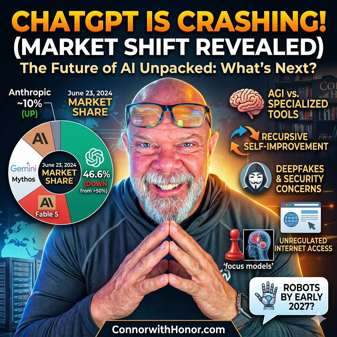 Artificial Intelligence 101 for us over 50 - Is ChatGPT losing its crown? The AI landscape is shifting massively