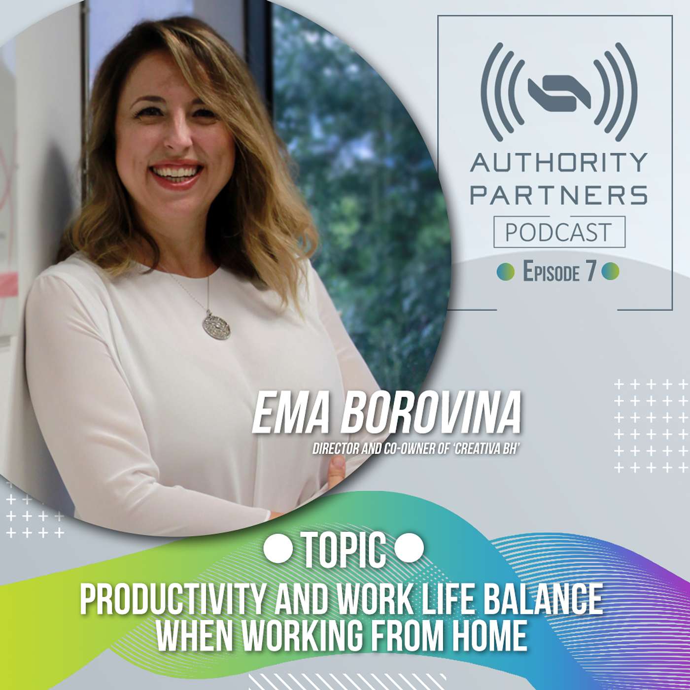 Ema Borovina, Topic: ‘Productivity and work-life balance when working from home’