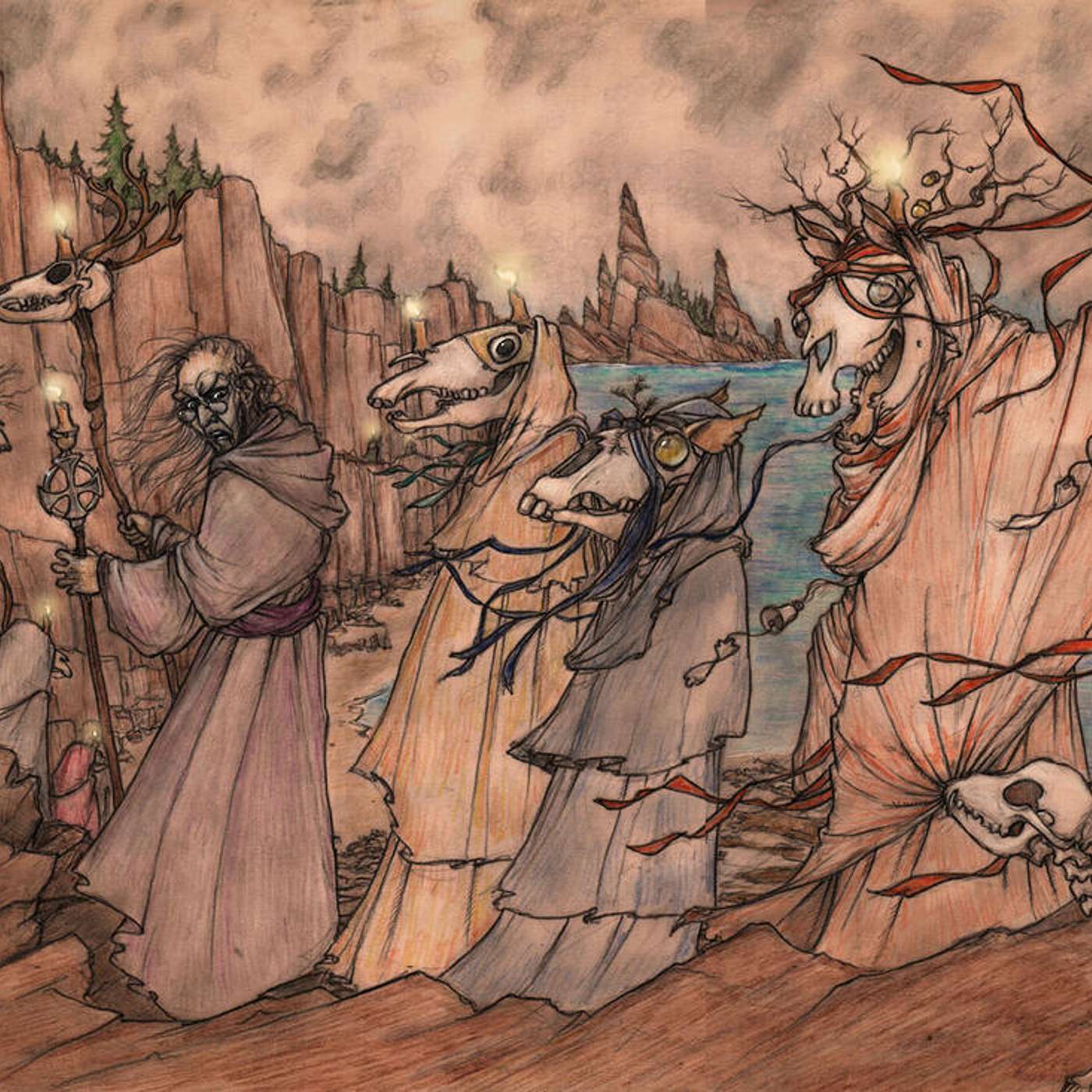 Christmas Spiders, Mari Lwyd, and the Drekavac | Christmas Road Snack