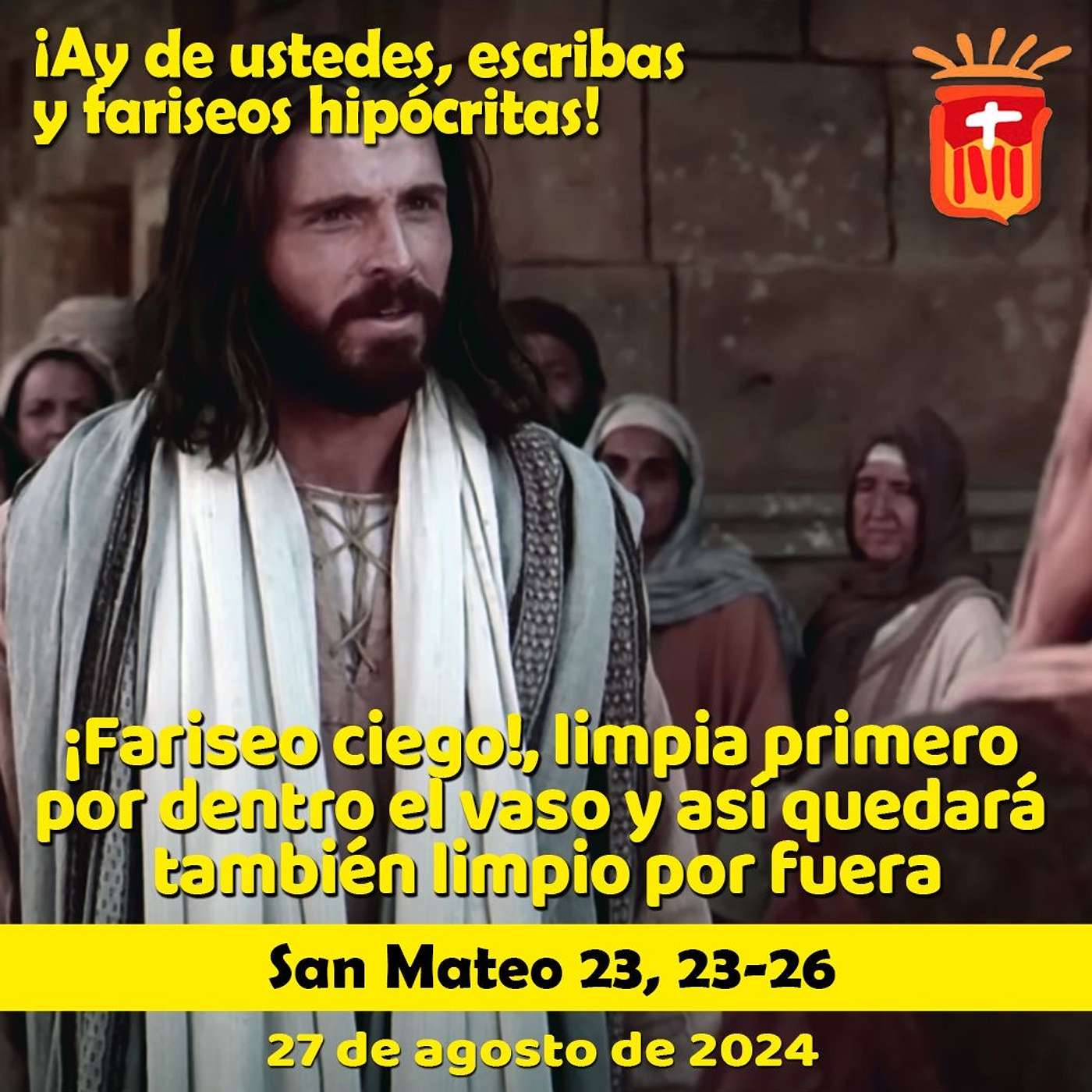 2024-08-27 San Mateo 23, 23-26: Martes XXI Ordinario.