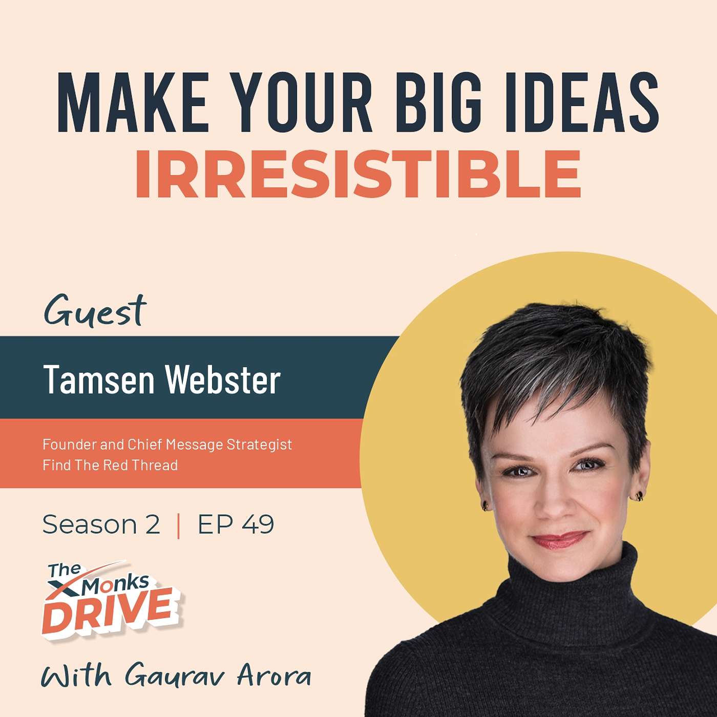 S2 E49 : Make Your Big Ideas Irresistible ft.  Tamsen Webster