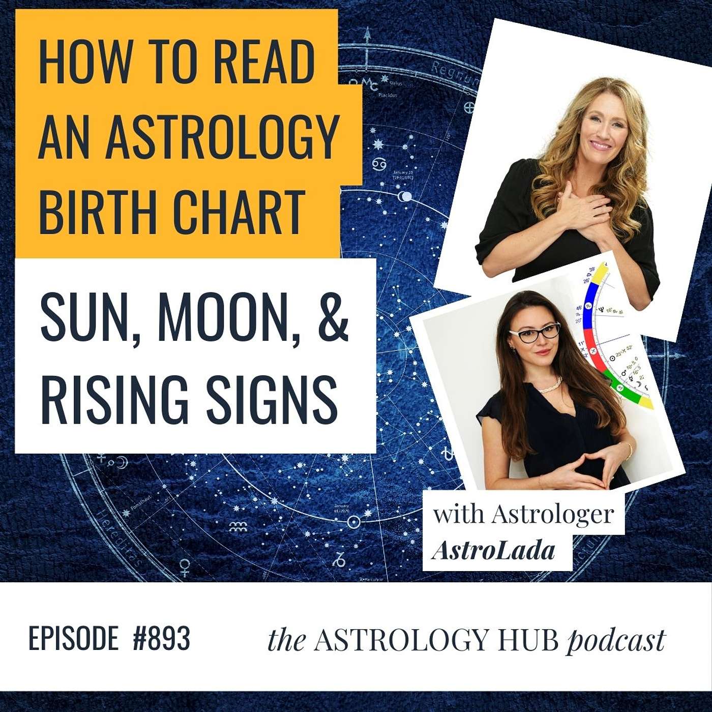 How To Read An Astrology Birth Chart (Sun, Rising, Moon Signs) w/ Astrolada