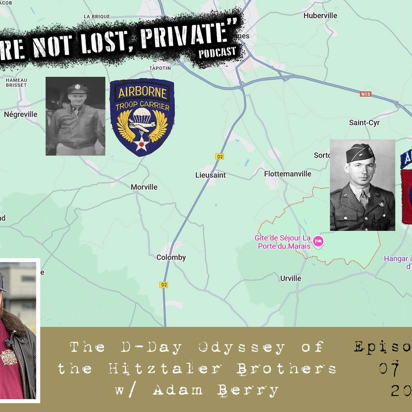 EP33 – The D-Day Odyssey of the Hitztaler Brothers w/ Adam Berry episode artwork