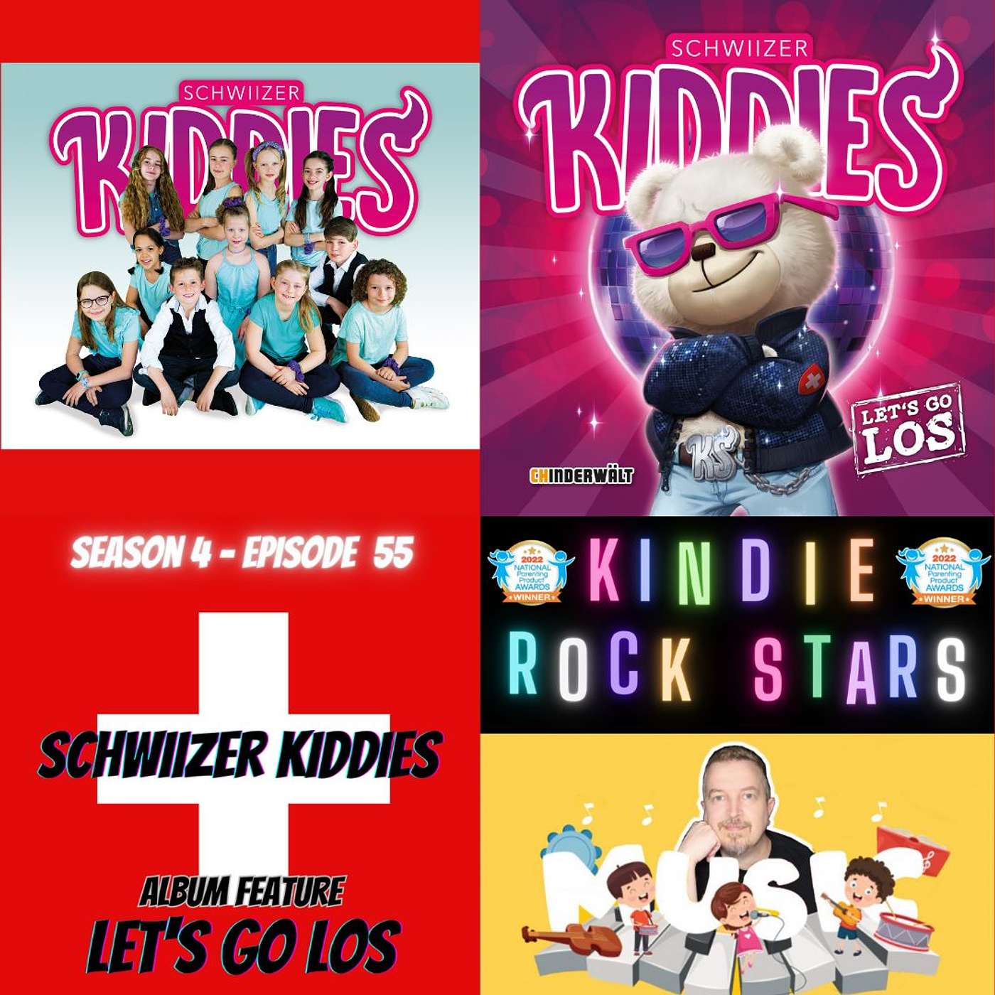 Season 4 Ep 55 - SCHWIIZER KIDDIES - Album Feature - "Let's Go Los"