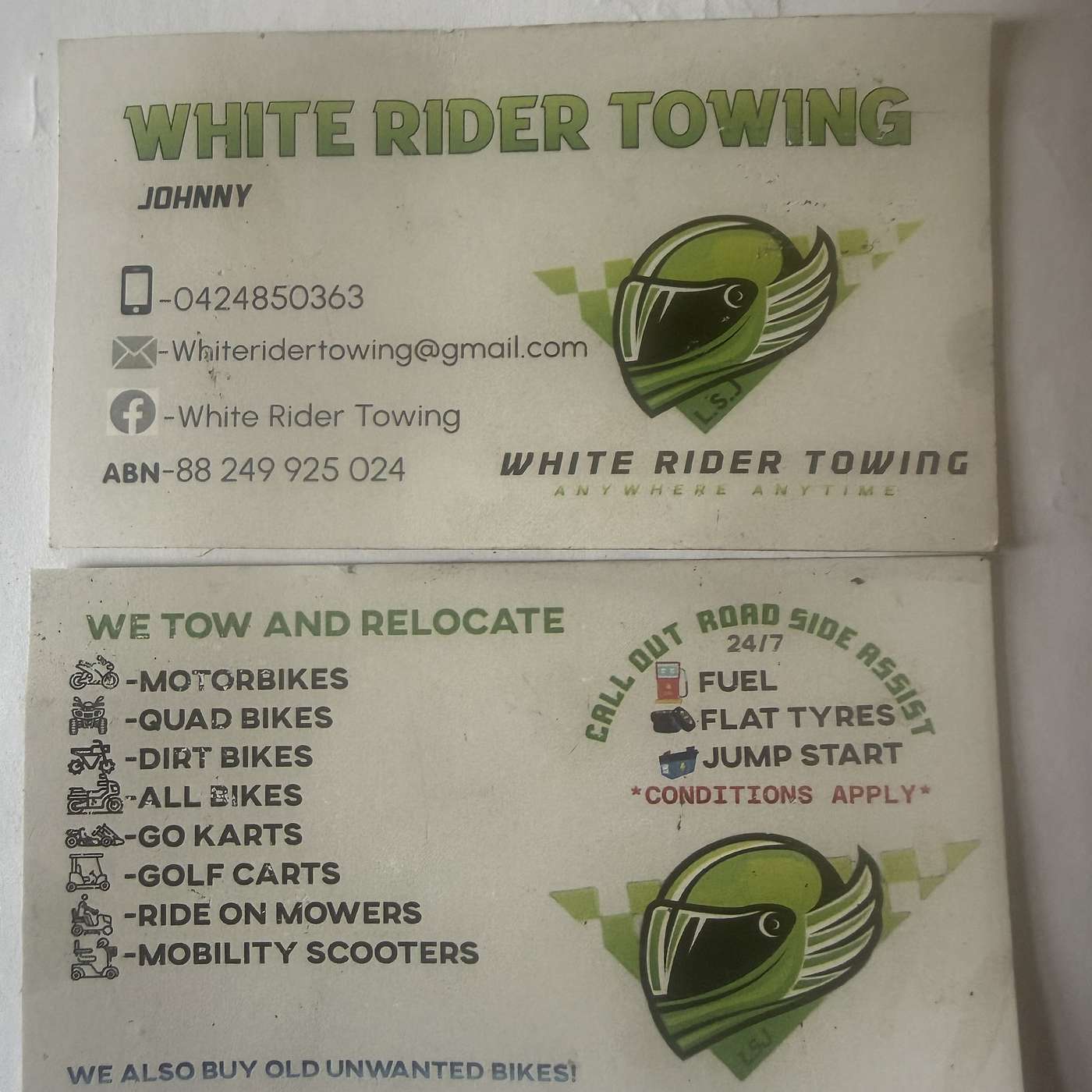 White Rider Logan Queensland