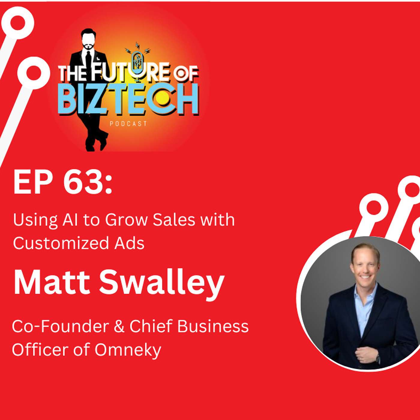 Ep. 63: Using AI to Grow Sales with Customized Ads - Matt Swalley, Co-Founder & CBO of Omneky