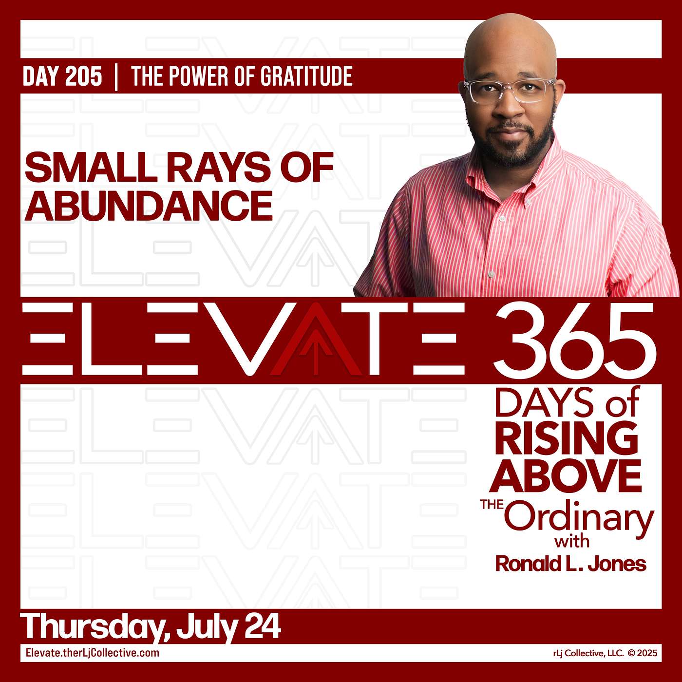 Day 205: Small Rays of Abundance