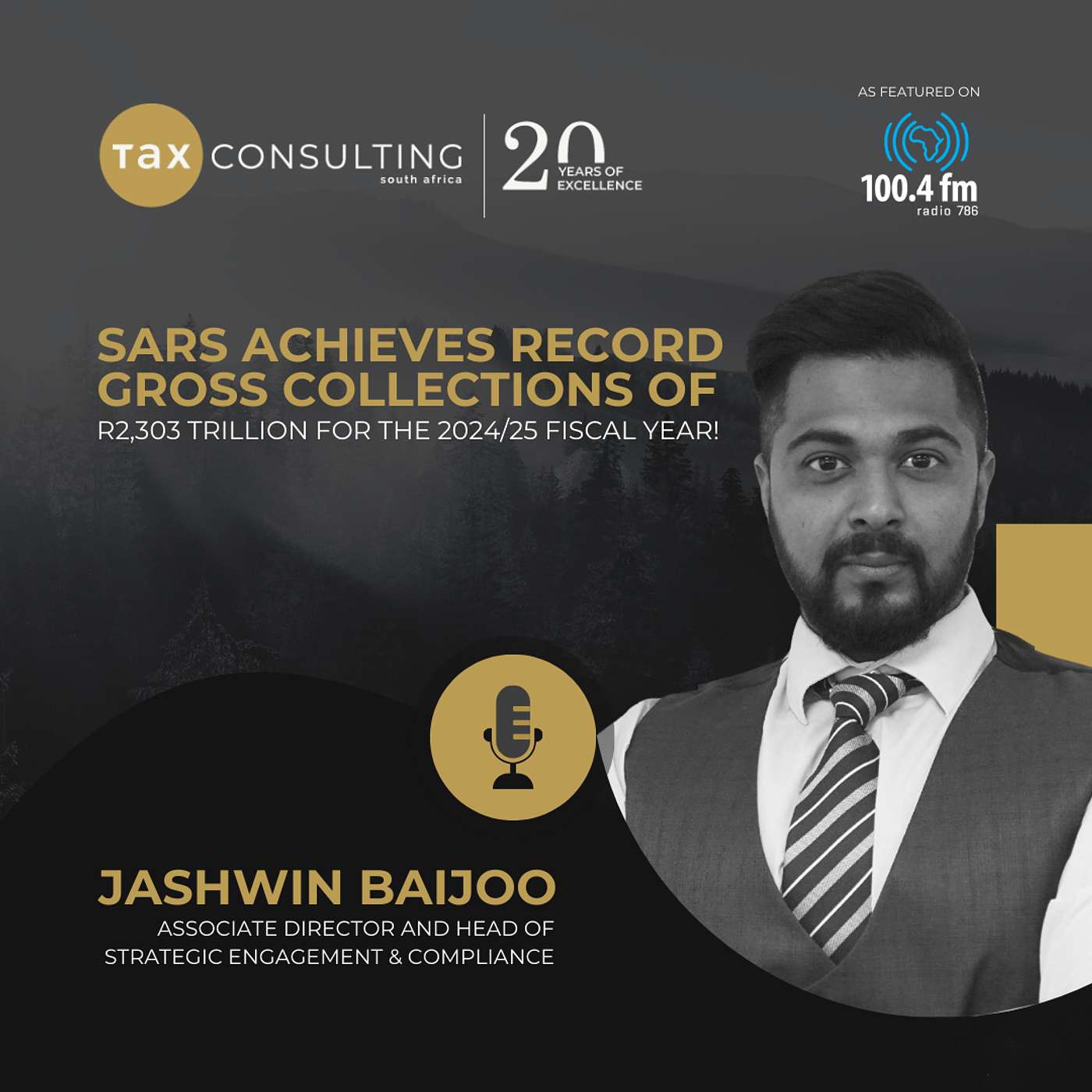SARS' R2.3 Trillion Revenue Collection: What It Means for South African Taxpayers | Jashwin Baijoo