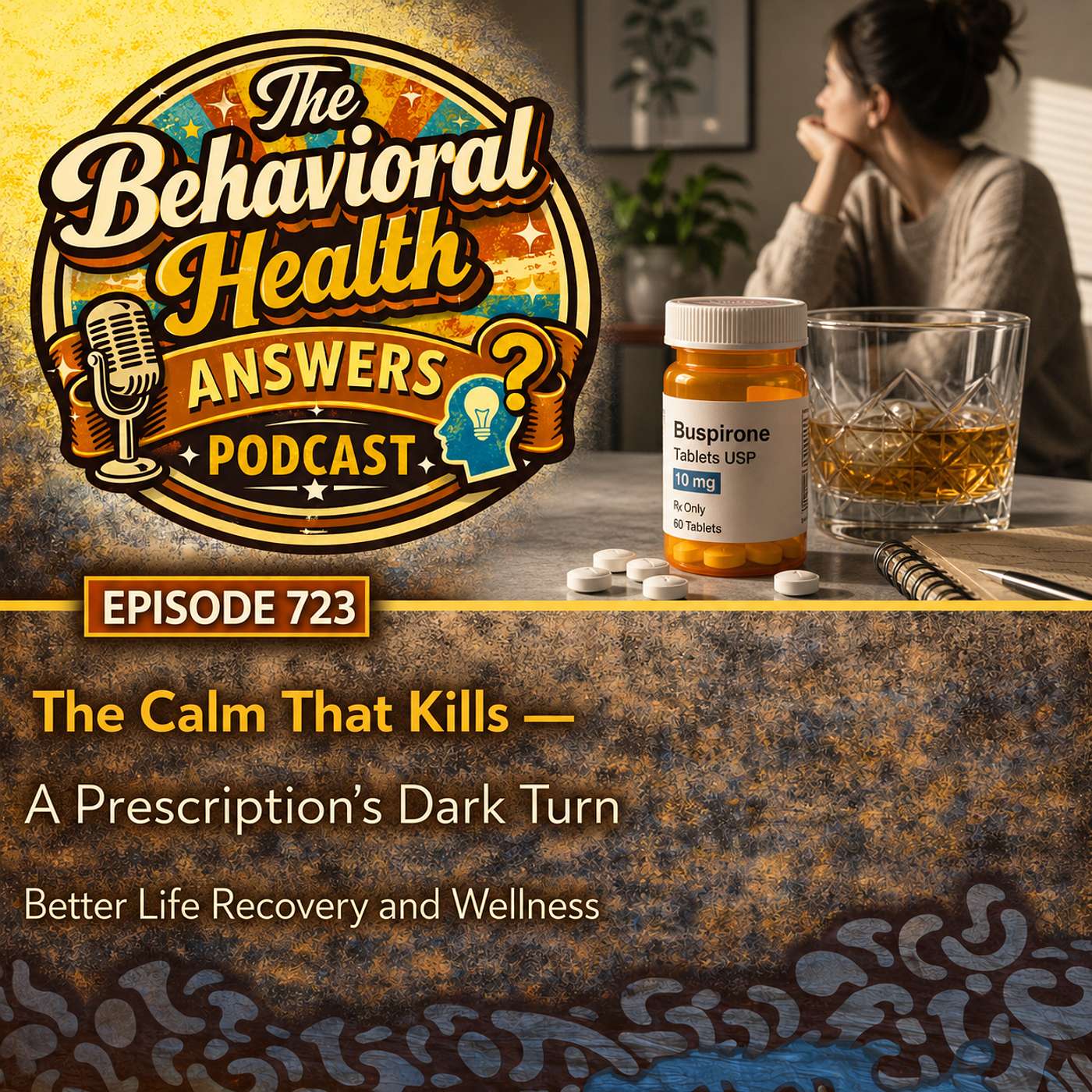 Episode 723: The Calm That Kills - A Prescription's Dark Turn | Better Life Recovery and Wellness episode artwork