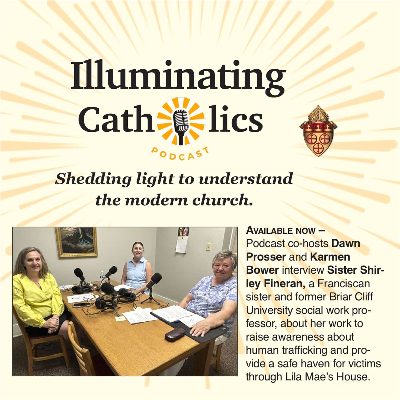 Human trafficking and caring for victims with Sister Shirley Fineran