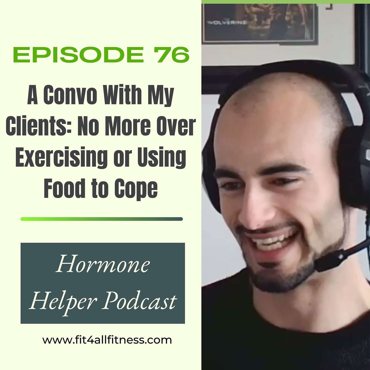 Ep 76 of The Hormone Helper Podcast: A convo with my clients: no more over exercising or using food to cope Ep 76 of The Hormone Helper Podcast: A convo with my clients: no more over exercising or using food to cope