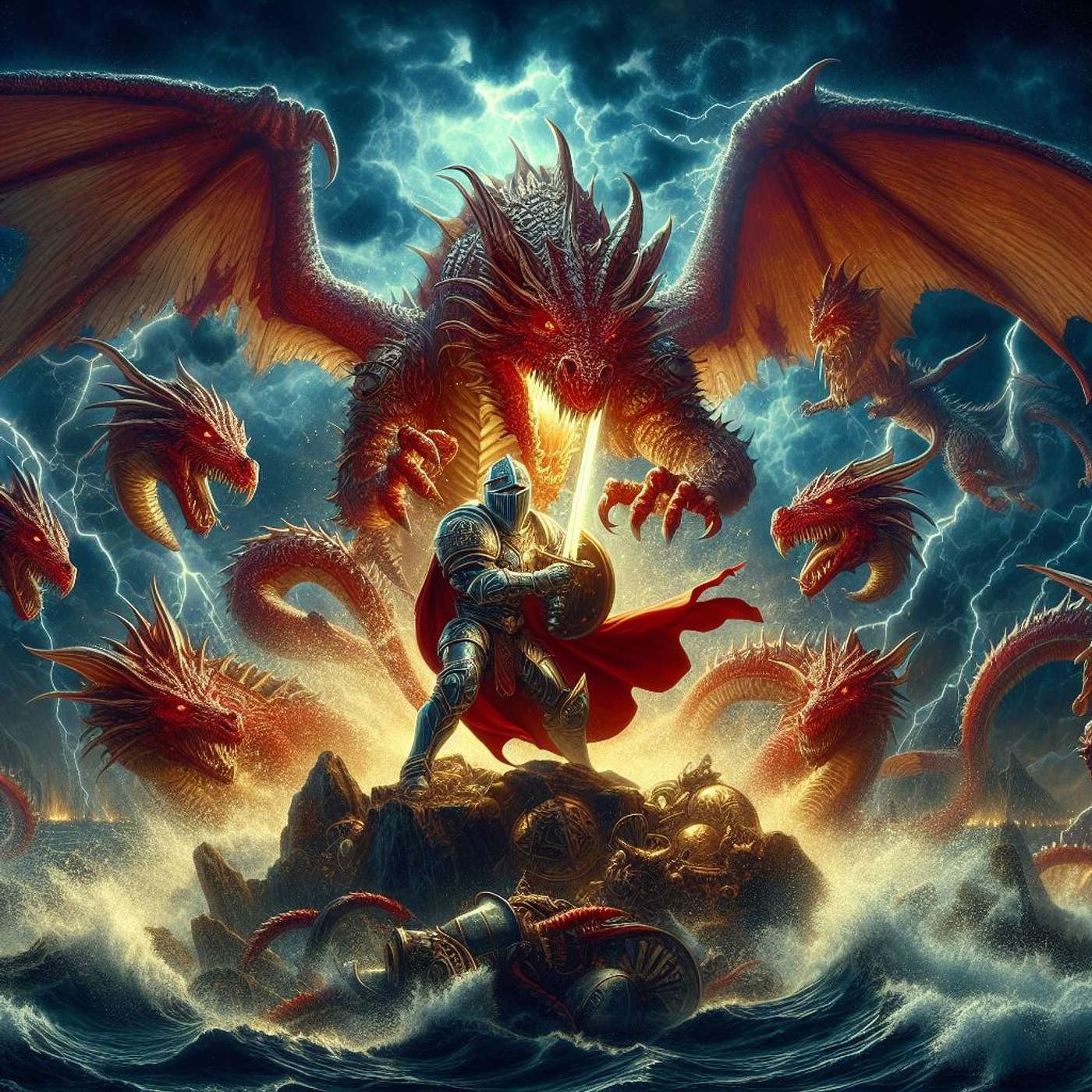 Praise God The dragon Is Overcome Instrumental CD64 Faithful program Nicholas Mazzio Lauren Mazzio The Rain