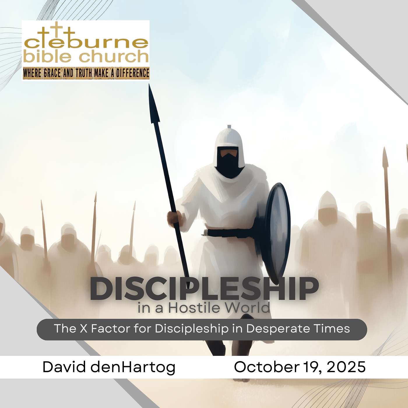 Discipleship in a Hostile World: The X Factor for Discipleship in Desperate Times