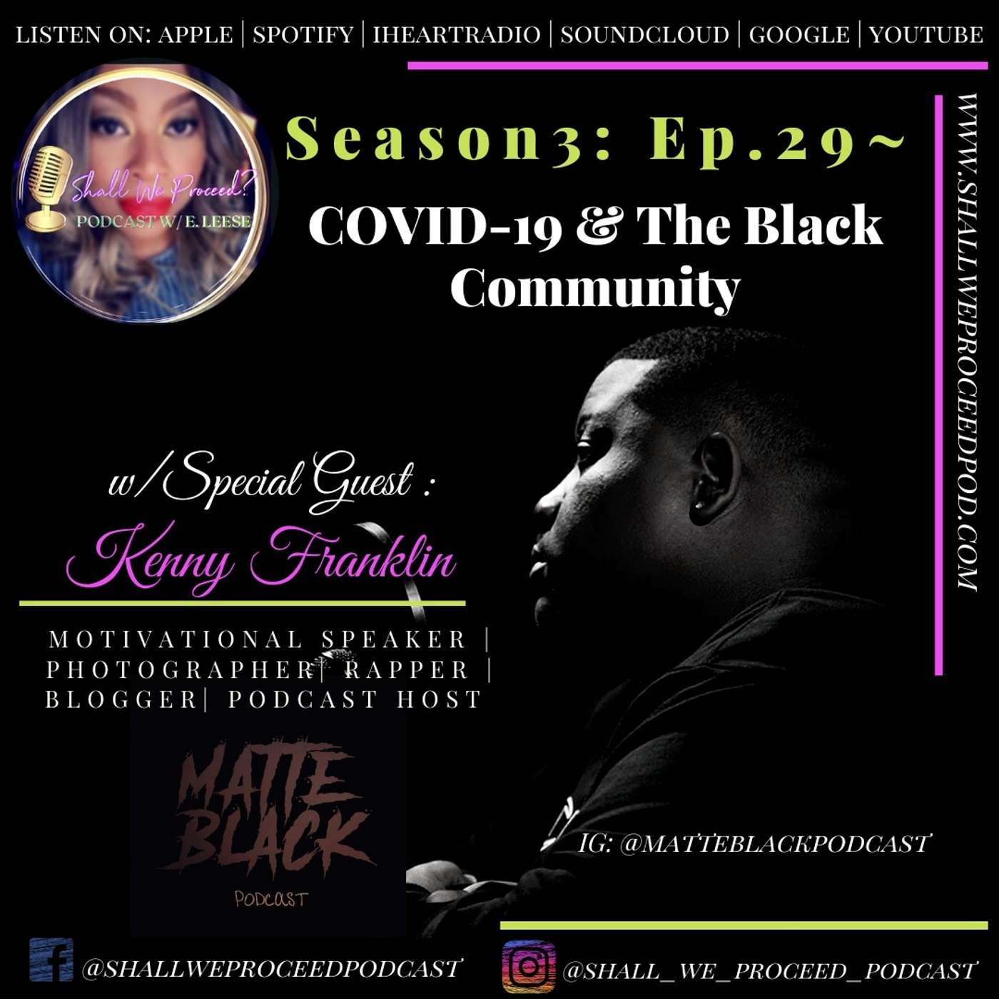 Shall We Proceed? Podcast w/E. Leese