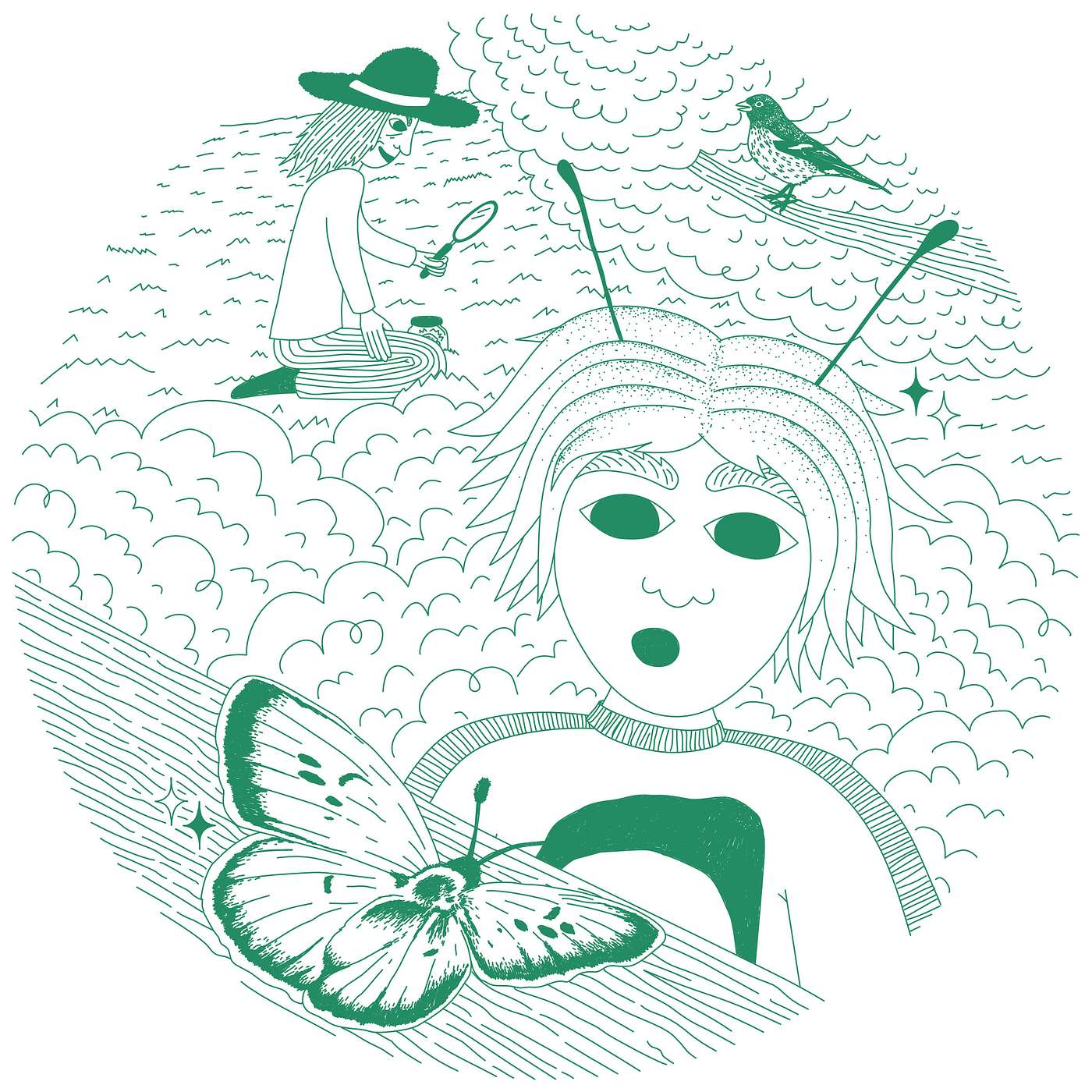 Urt og Klintekongens belønning - Klinteskoven, Møns Klint Urt og Klintekongens belønning - Klinteskoven, Møns Klint