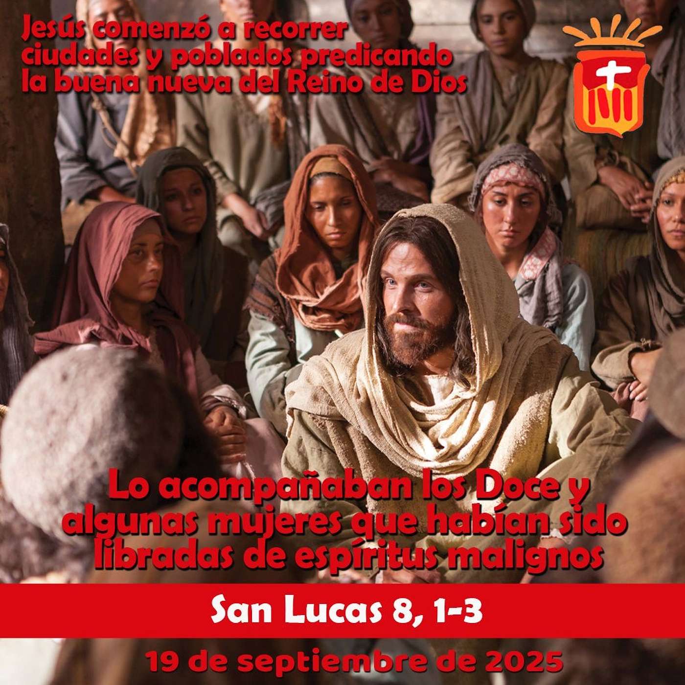 2025-09-19 San Lucas 8, 1-3: Viernes XXIV Ordinario