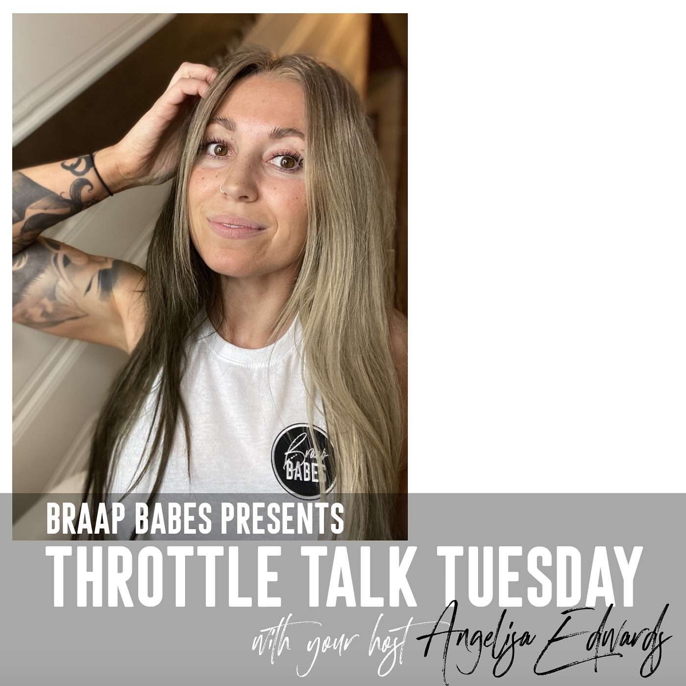 Braap Babe\'s Throttle Talk for Women Dirt Bike & Snowmobile Riders