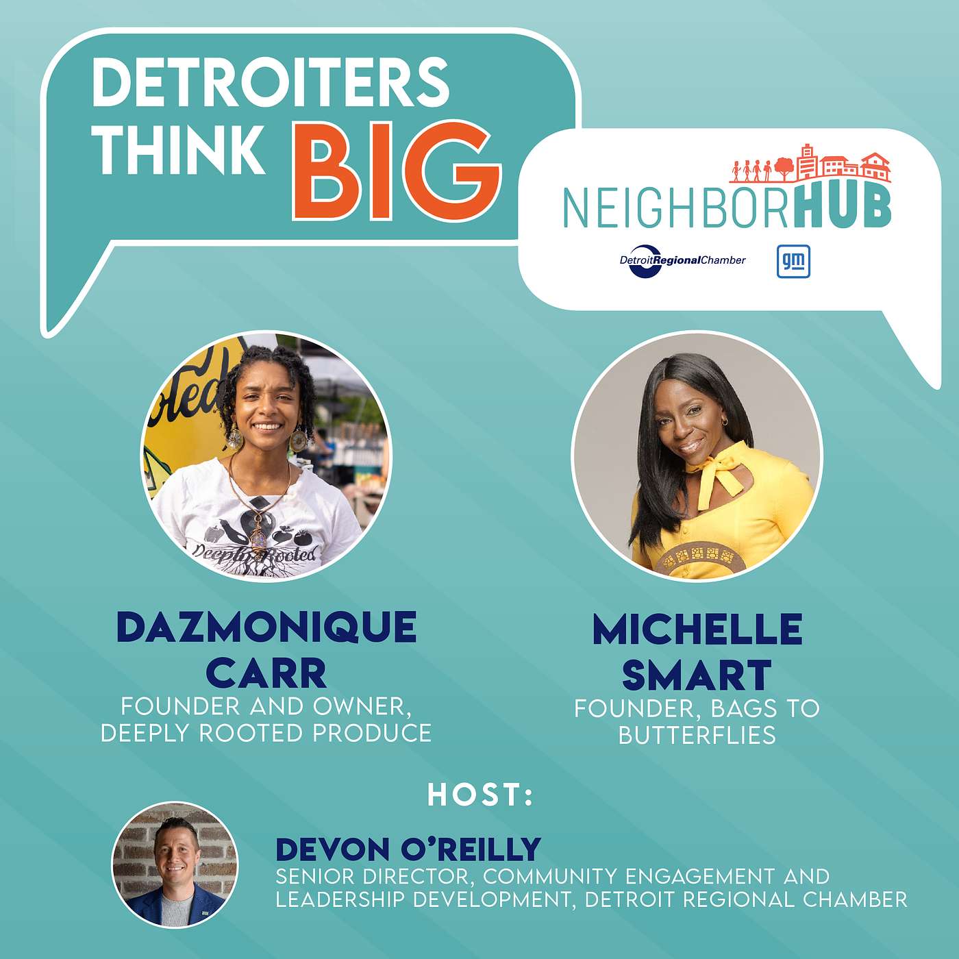 Detroiters Think Big: A Small Business Podcast | Deeply Rooted Produce and Bags to Butterflies
