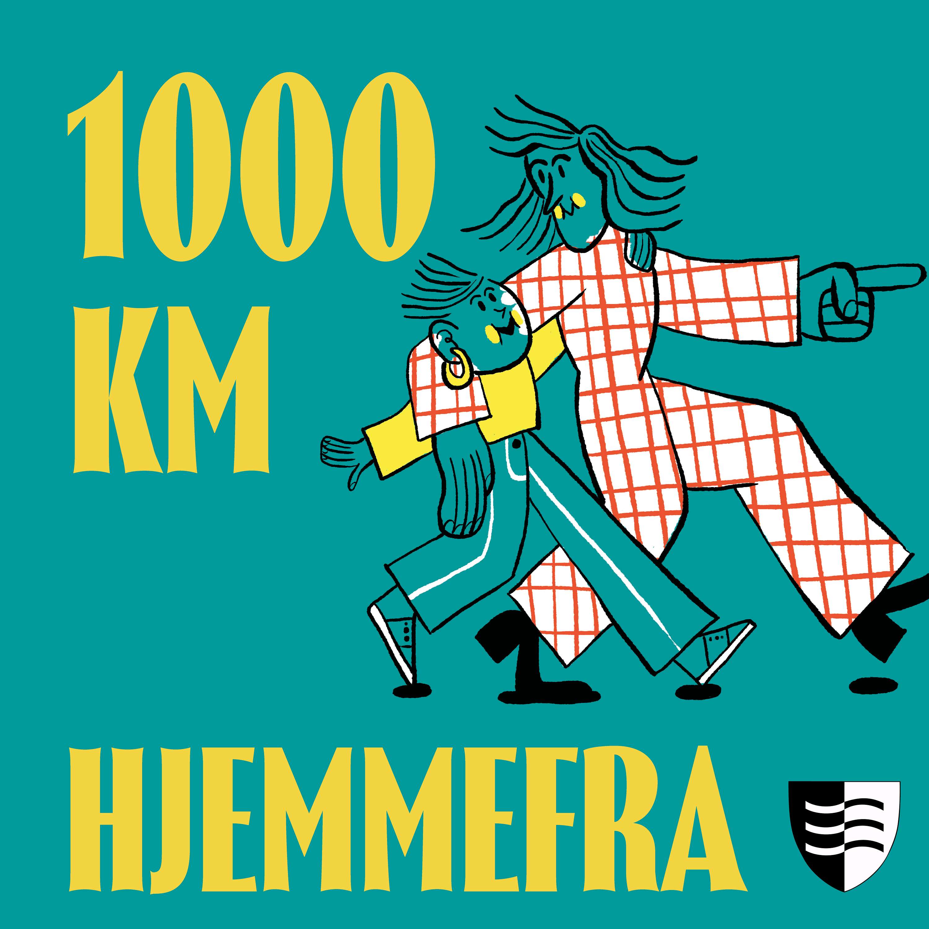 1000 kilometer hjemmefra cover art
