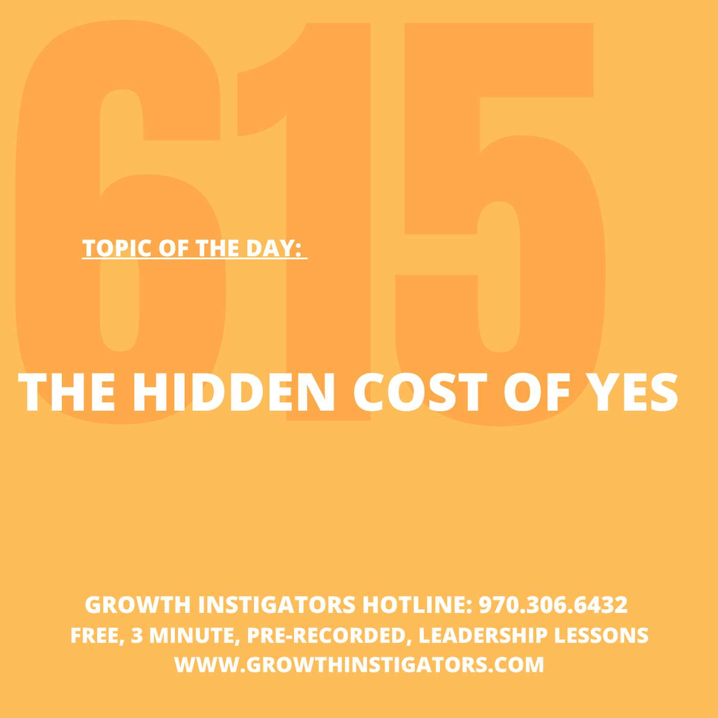 The Hidden Cost Of Yes episode artwork