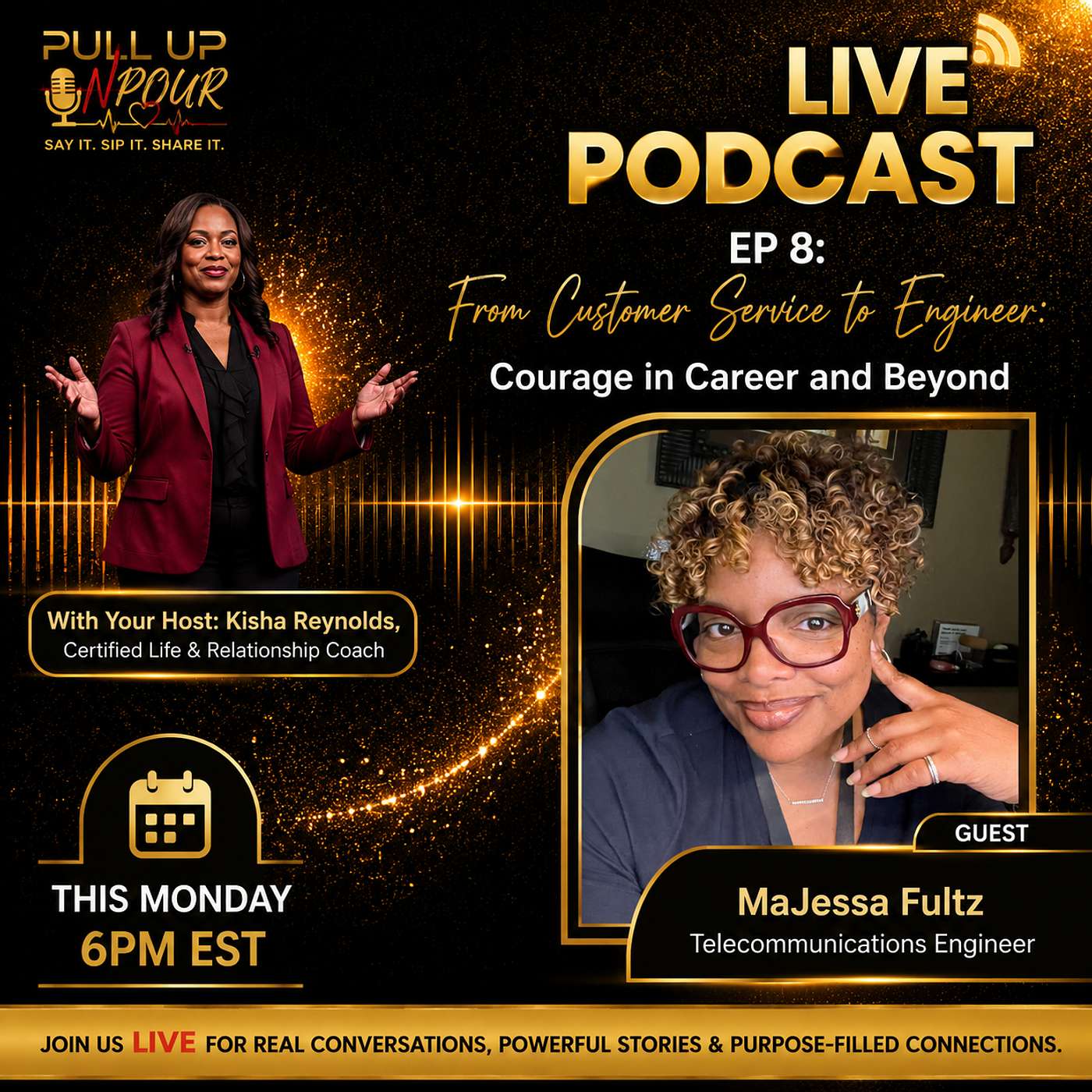 EP 8:  From Customer Service to Engineer: The Courage to Reinvent Yourself episode artwork
