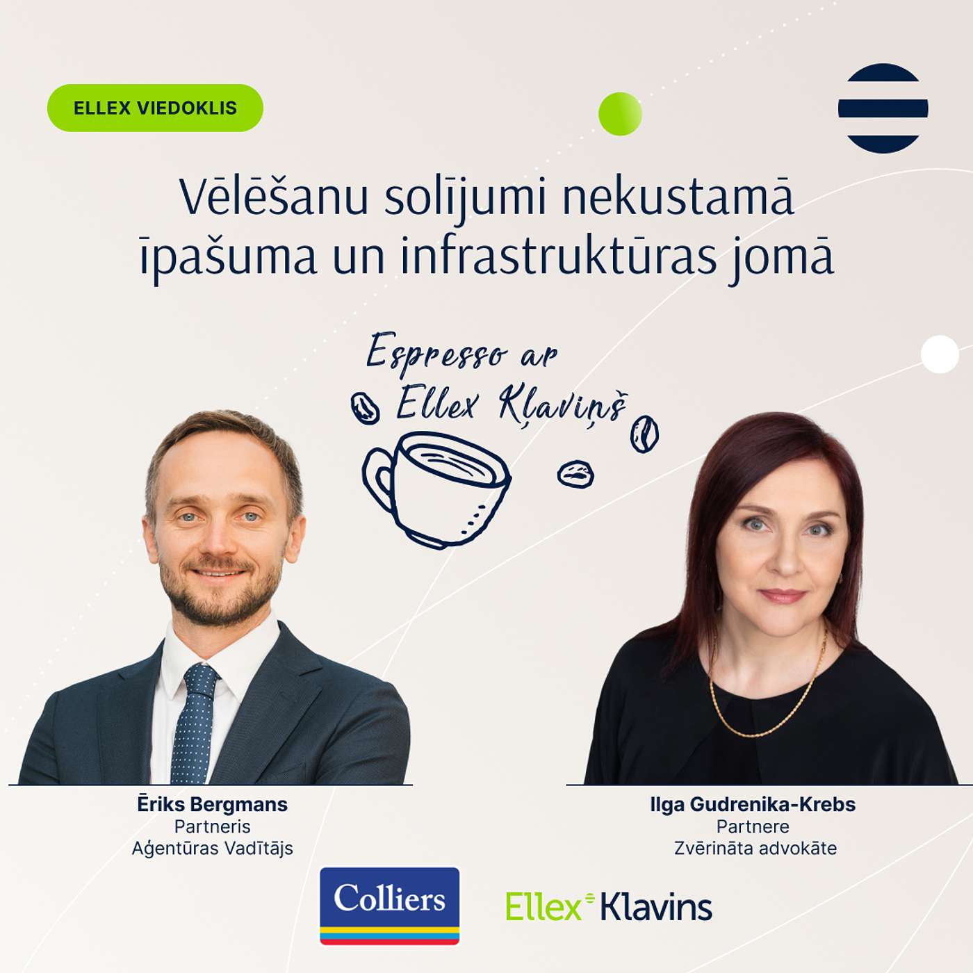 Espresso ar Ellex Klavins
