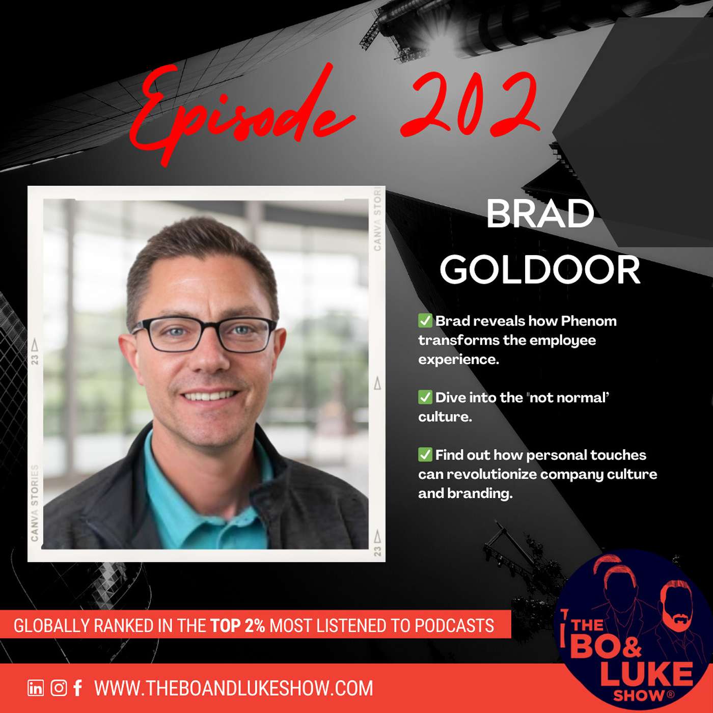 #202 - Creating Not Normal Cultures: Phenom’s Co-Founder, Brad Goldoor's Take on Unique Employee Engagement