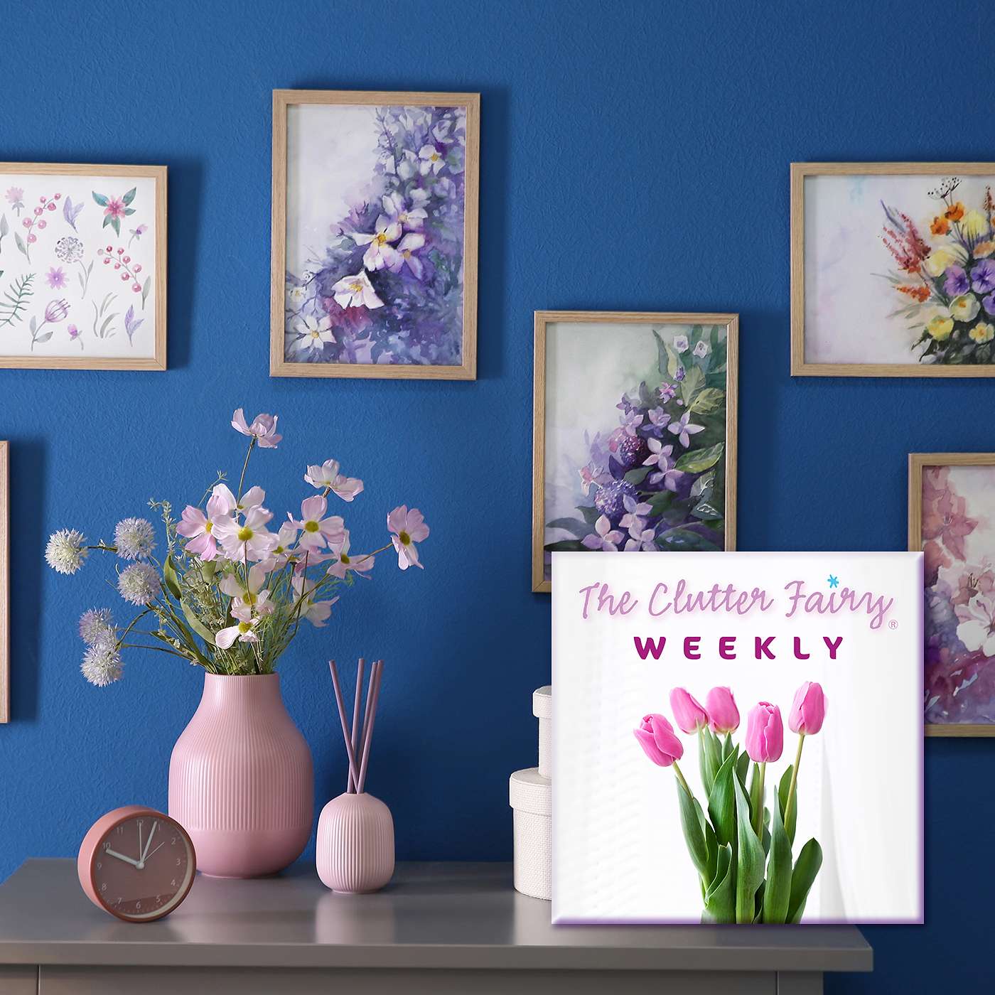Creative-output Clutter | Learning to Live in Decluttered Space - The Clutter Fairy Weekly #272