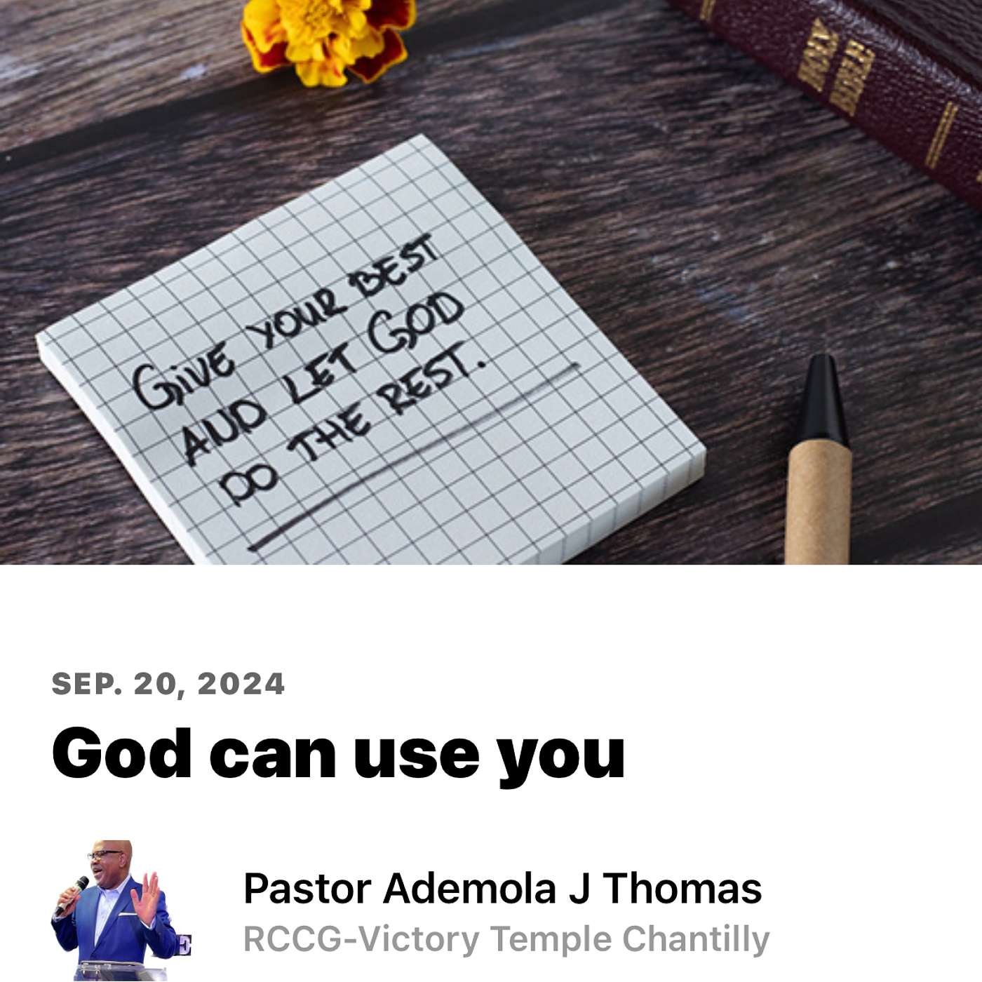 God Can Use You! episode artwork