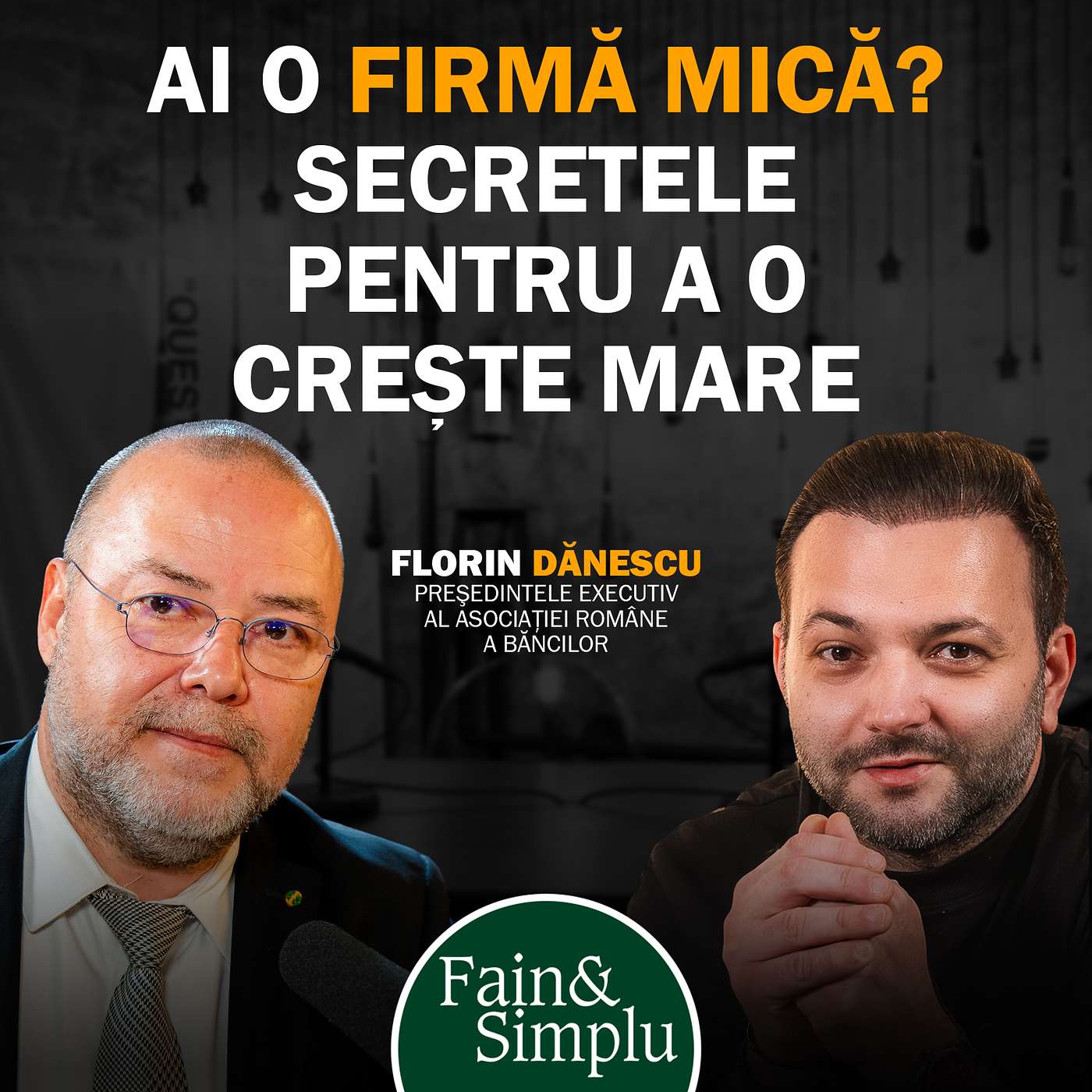 CUM CREȘTEM MARI AFACERILE MICI. SECRETELE BANCHERILOR PENTRU ANTREPRENORI. | Fain & Simplu 228